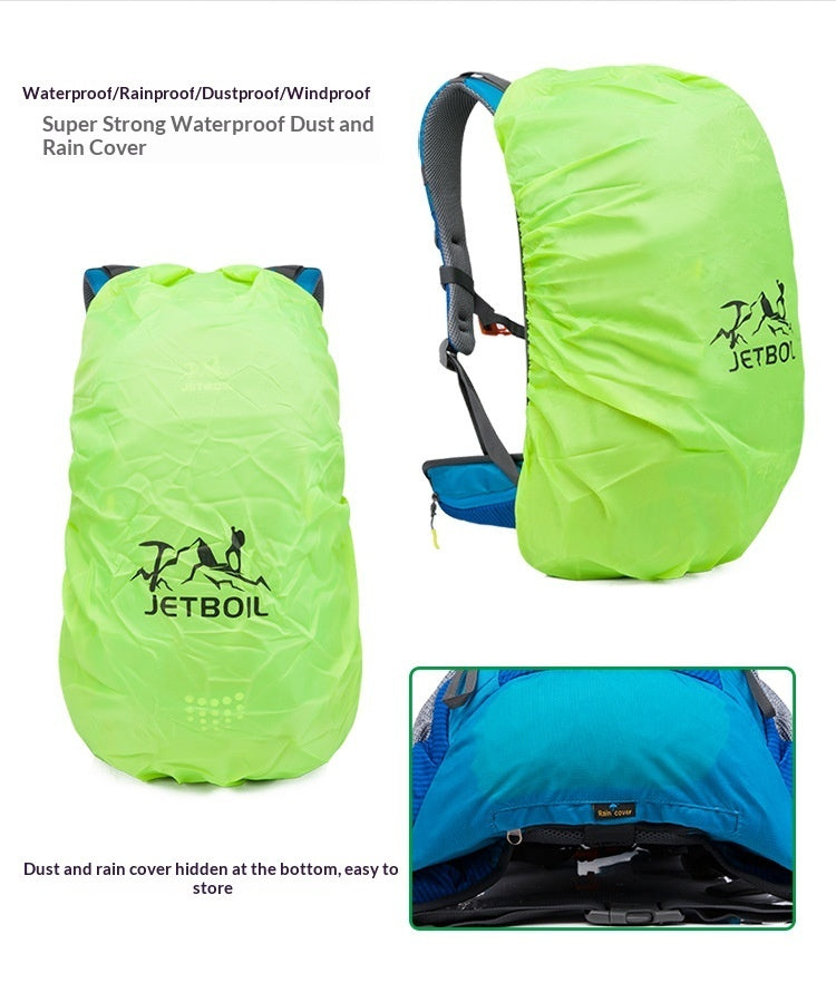 Outdoor Dual-shoulder Sports Bag, Waterproof Oxford Fabric Hiking Bag, Trekking And Travel Backpack