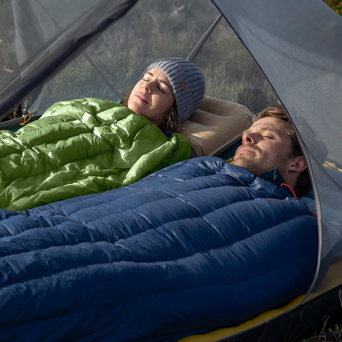 Ultralight Backpacking RDS down Sleeping Bag for Adults, 650 Fill Power Sleeping Bag for 42/52℉, 20Oz Compact Lightweight Sleeping Bags for Hiking Camping 3 Seasons