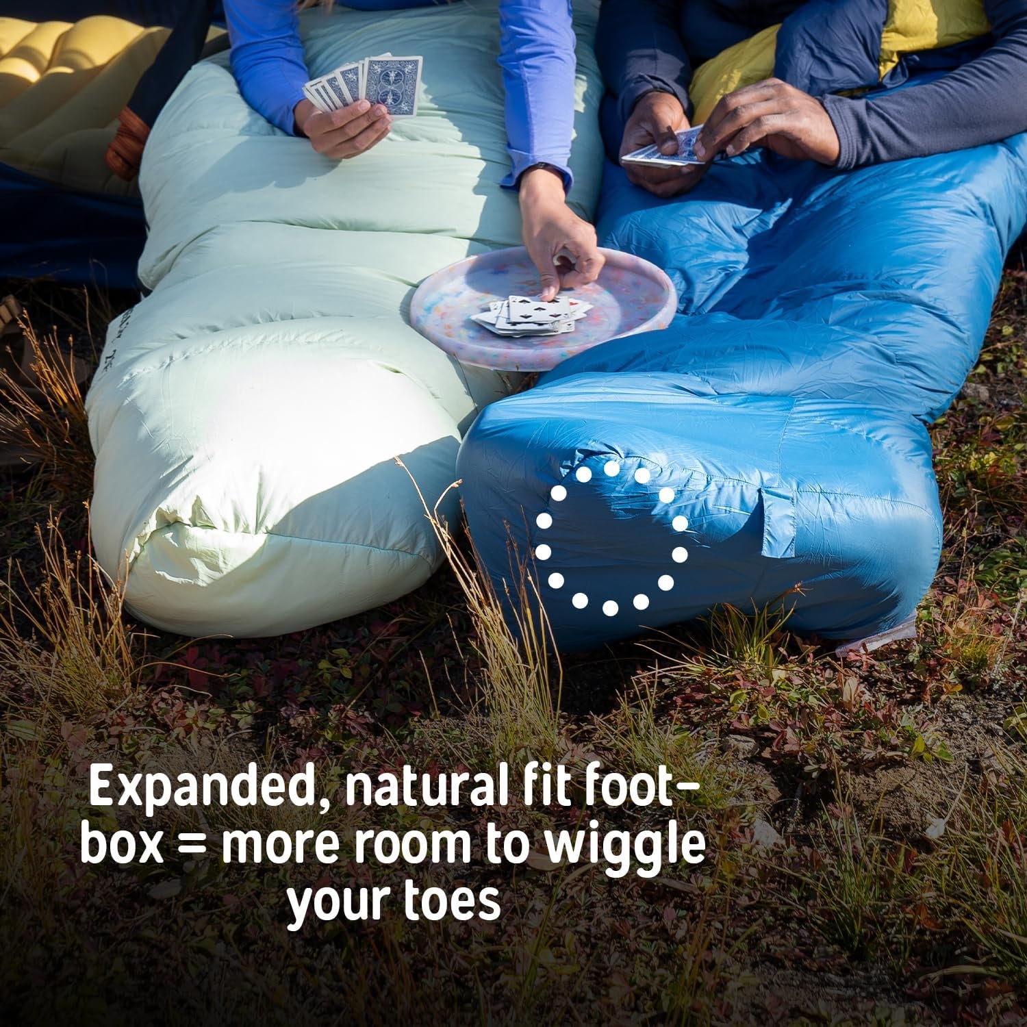 Kelty Cosmic 20 down Mummy Sleeping Bag for Backpacking, Campers, 550 Fill Power, Recycled Fabrics with Pfas-Free DWR, Designed in Sunny Colorado,