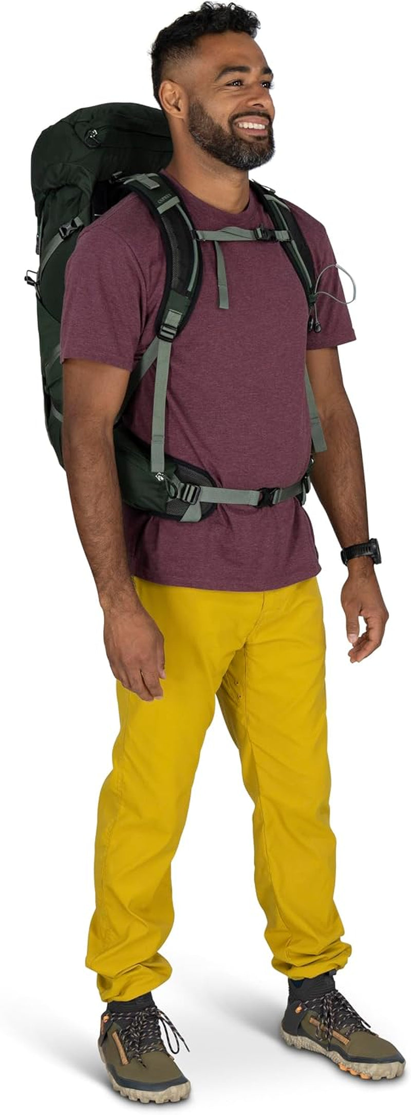 Osprey Talon 33L Men'S Lightweight Hiking Backpack, Gray OS | Daypack, Travel Daypack, Camping Pack, Gray Color, OS Size