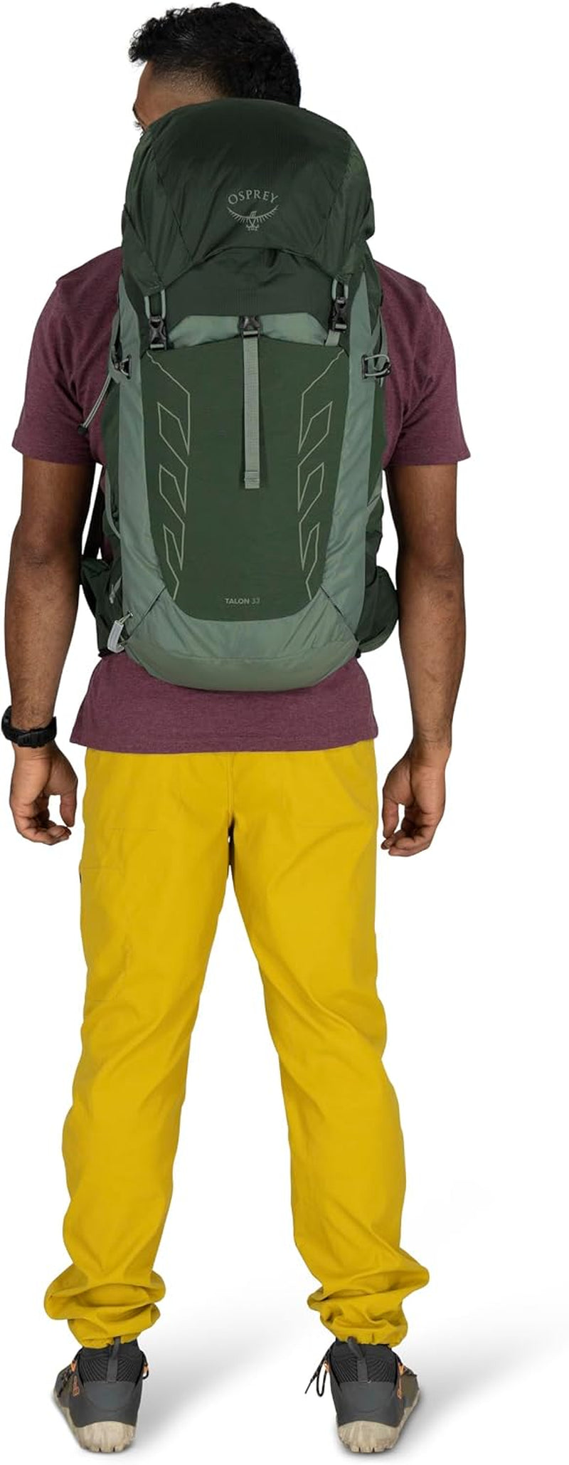 Osprey Talon 33L Men'S Lightweight Hiking Backpack, Gray OS | Daypack, Travel Daypack, Camping Pack, Gray Color, OS Size