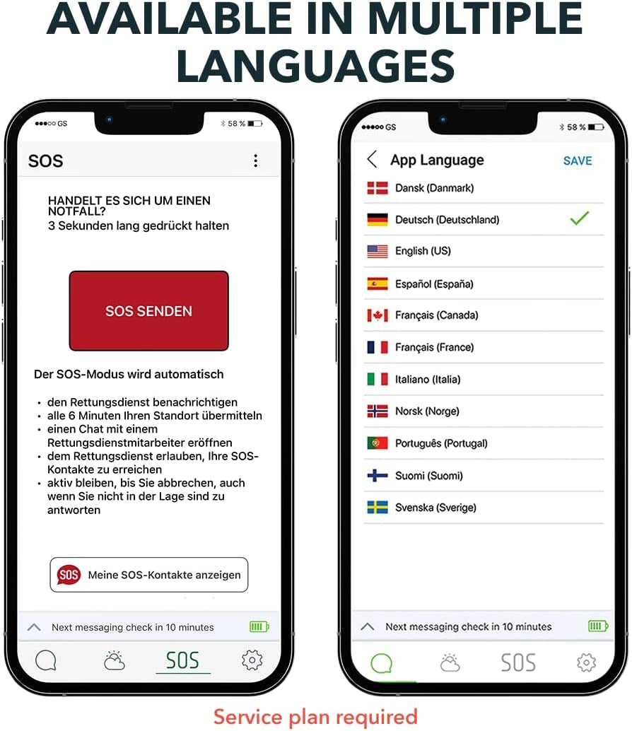 Satellite Communicator | Two-Way GPS Messenger with Emergency SOS, Check-In and Location Sharing for Hiking, Camping and Remote Travel