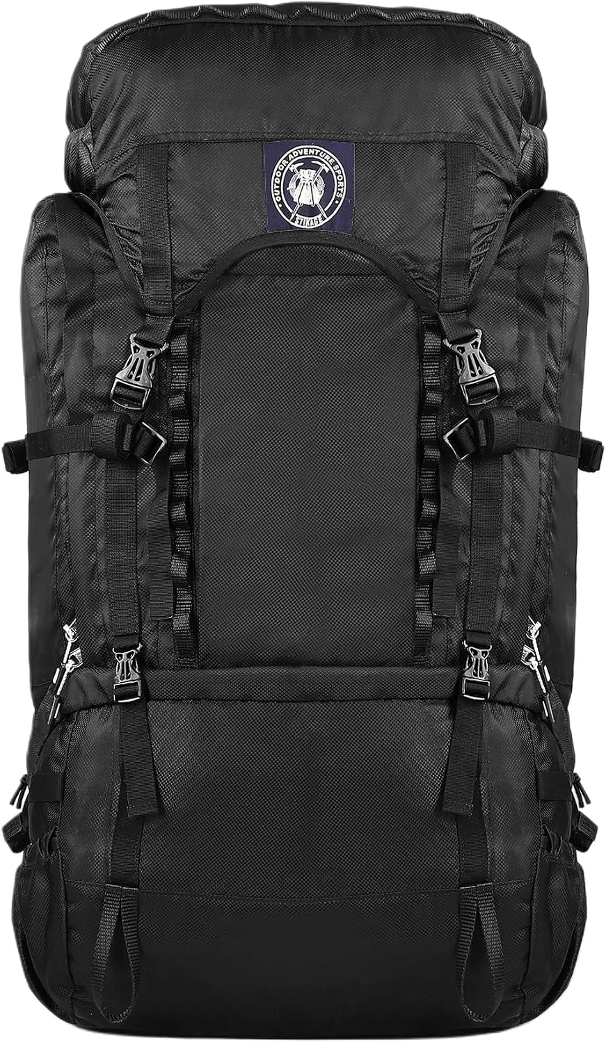 Supersonik 72L Internal Frame Hiking Backpack for Men and Women – Lightweight Waterproof Trekking & Camping Backpack with Rain Cover – Adjustable Back Length, Hydration Bladder Compatible