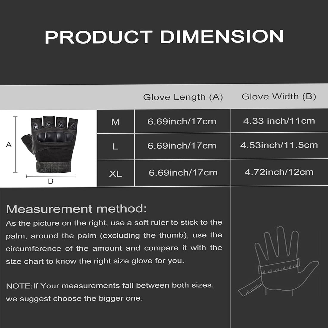 Fingerless Motorcycle Gloves Men Women Tactical Riding Black L | Breathable Soft Shell Protection,Non-Slip Grip,Wrist Support for Motorbike,Cycling,Fitness,Training,Outdoor Sports