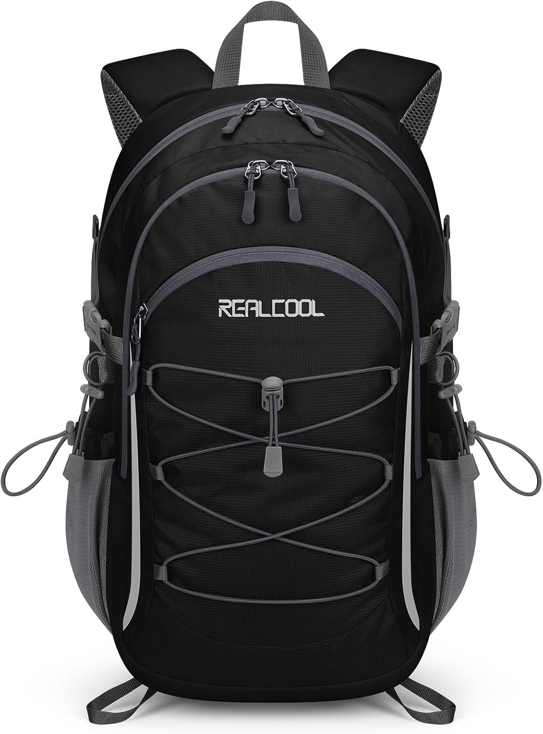 20L Lightweight Hiking Backpack, Waterproof Daypack for Camping | 210D Tear-Resistant Nylon, Breathable Shoulder and Back Panel, Multi-Compartment,Hydration System,Reflective Strip,Bungee Net
