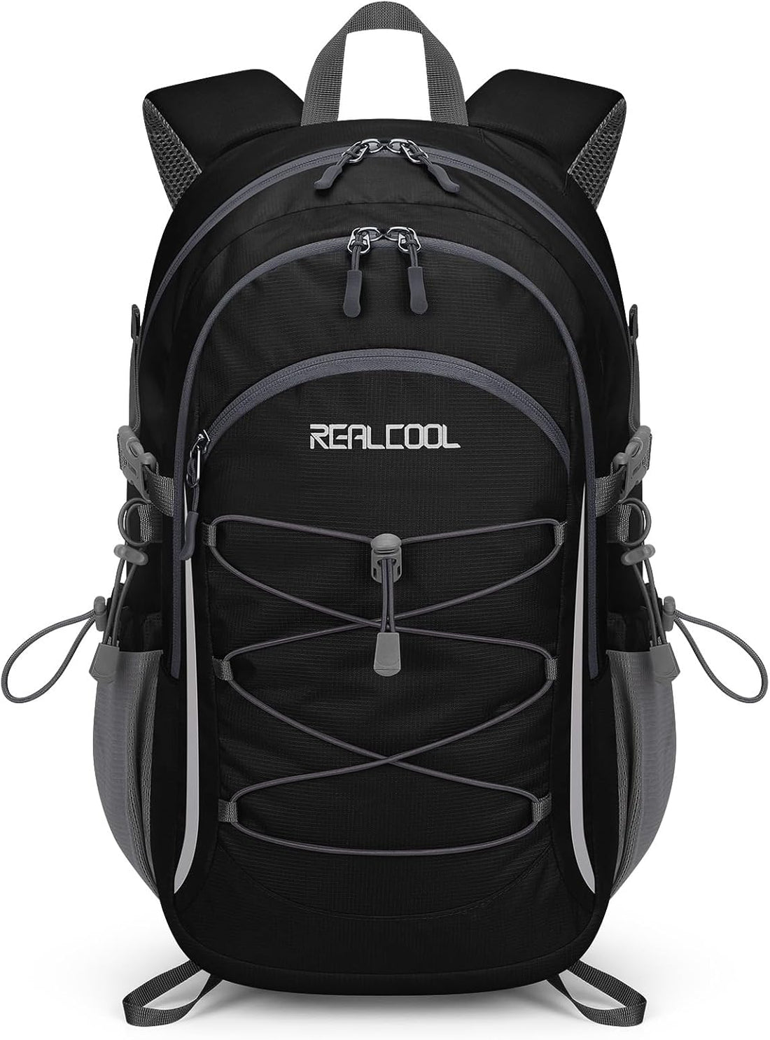 20L Lightweight Hiking Backpack, Waterproof Daypack for Camping | 210D Tear-Resistant Nylon, Breathable Shoulder and Back Panel, Multi-Compartment,Hydration System,Reflective Strip,Bungee Net