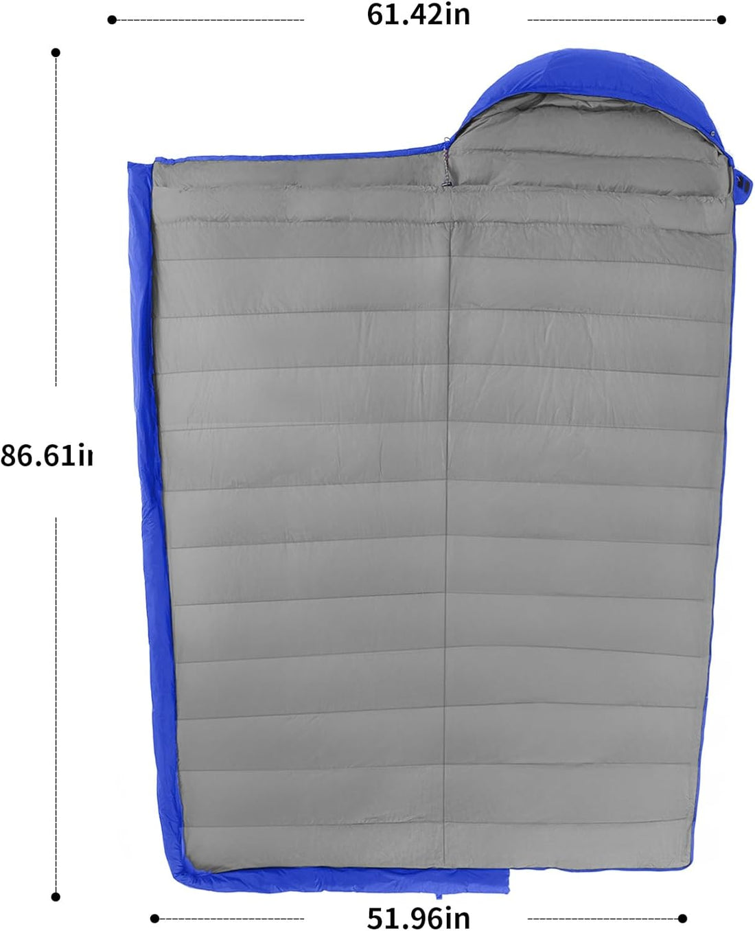 Down Sleeping Bag for Adults, 600 Fill Power Ultralight Backpacking | 600 Fill Power Down,Compact Carry,Ultralight Trail Use,Camping Hiking Backpacking,Cold and Warm Weather Use