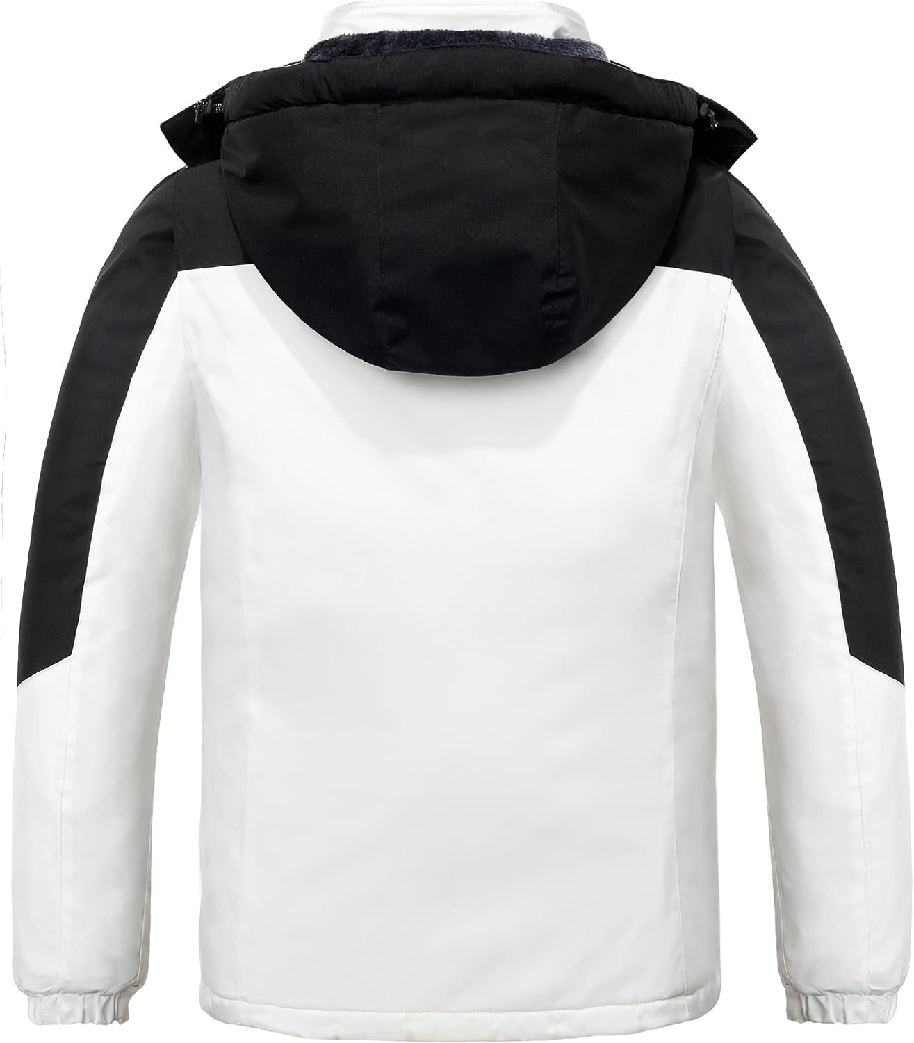 Men'S Softshell Waterproof Polar Fleece Breathable Climbing Ski Coat | Drawcord Adjustable Storm Hood & Detachable Hood for Lightweight Daily Wear