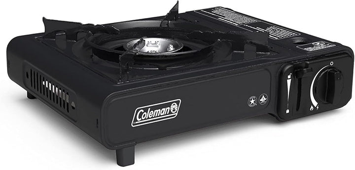 Coleman Classic 1-Burner Butane Stove, Portable Camping Cooktop with Carry Case & Instastart Ignition, Adjustable Burner with 7650 Btus of Power for Camping, Grilling, Tailgating, & More