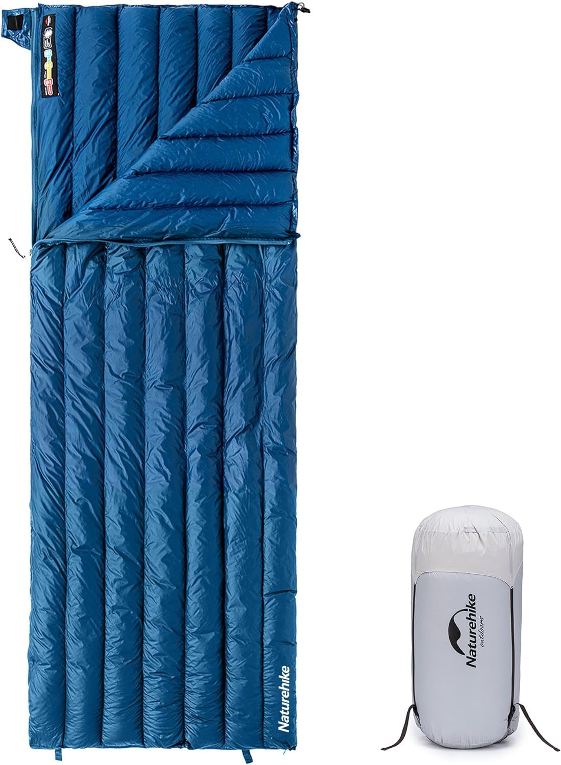 Ultralight Backpacking RDS down Sleeping Bag for Adults, 650 Fill Power Sleeping Bag for 42/52℉, 20Oz Compact Lightweight Sleeping Bags for Hiking Camping 3 Seasons