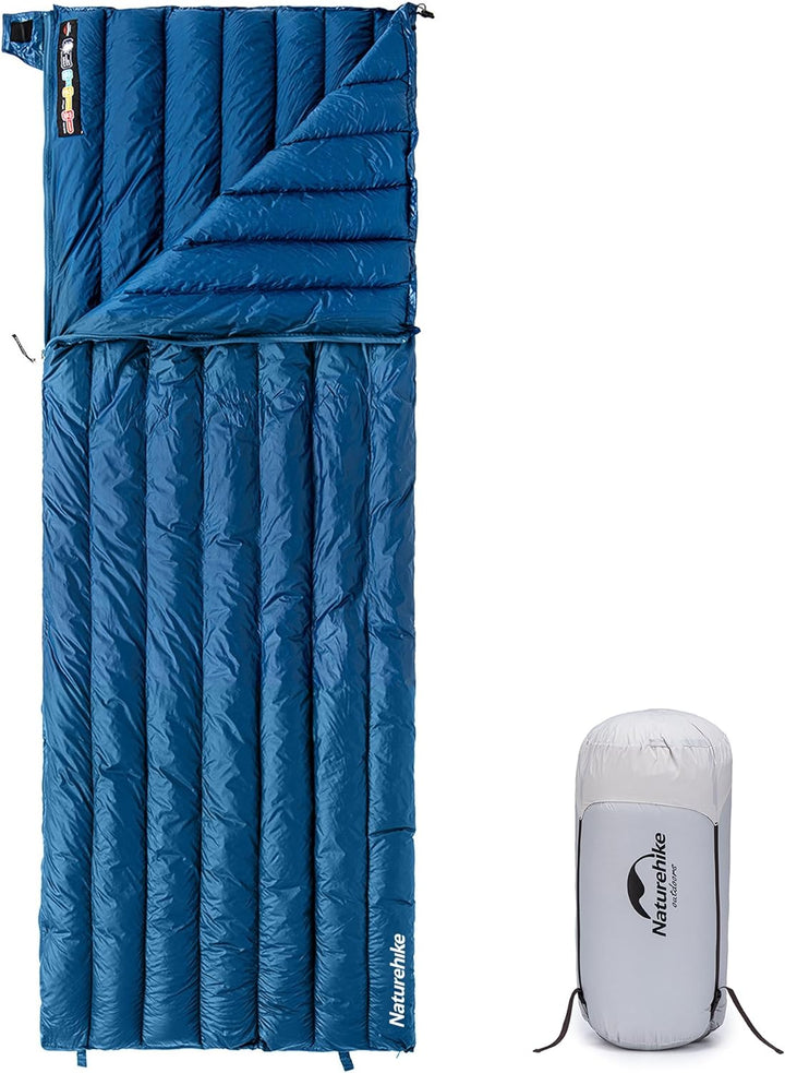 Ultralight Backpacking RDS down Sleeping Bag for Adults, 650 Fill Power Sleeping Bag for 42/52℉, 20Oz Compact Lightweight Sleeping Bags for Hiking Camping 3 Seasons