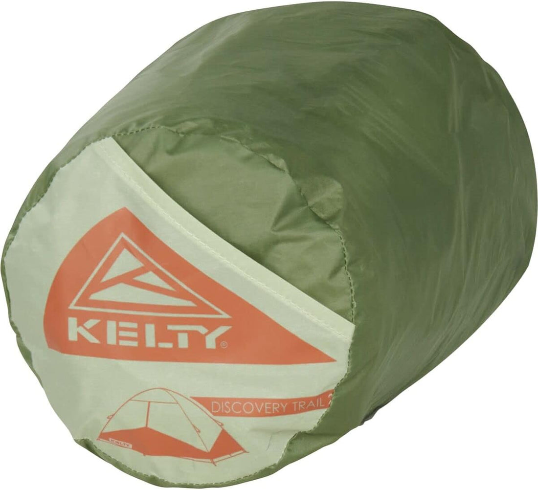 Kelty Discovery Trail Backpacking Tent, Waterproof Rainfly | Lightweight and Easy to Setup, Backpacking Shelter, Aluminum Poles, Single Door Single Vestibule, Stuff Sack Included