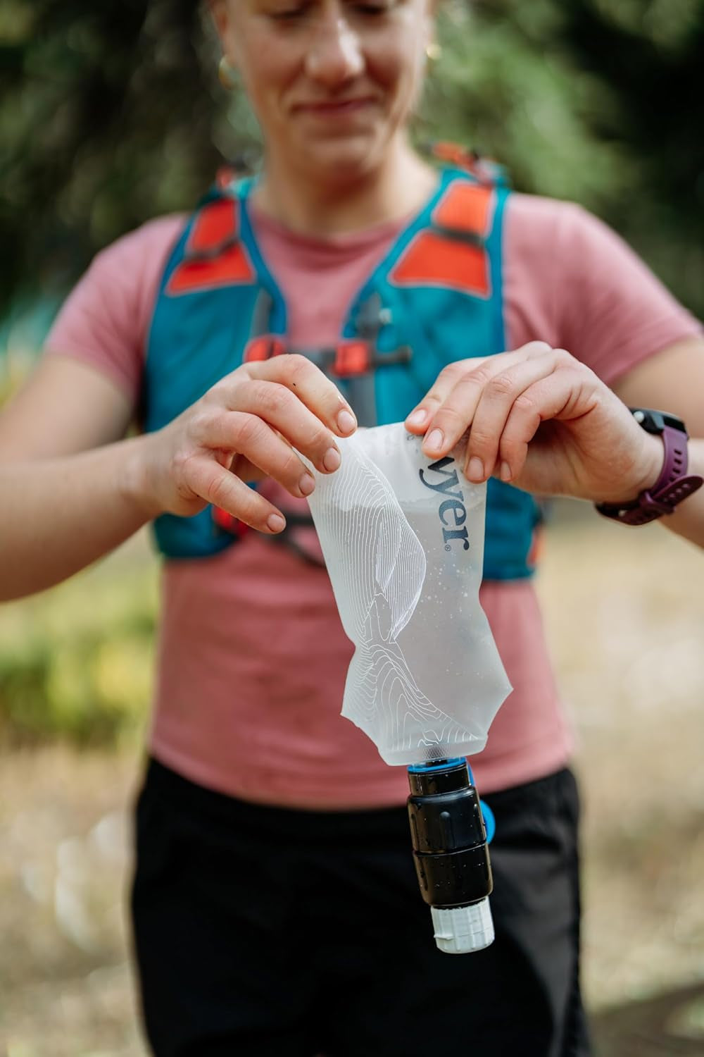 Products SP301 Micro Squeeze Water Filtration System, Cnoc Premium 750Ml Liter Pouch