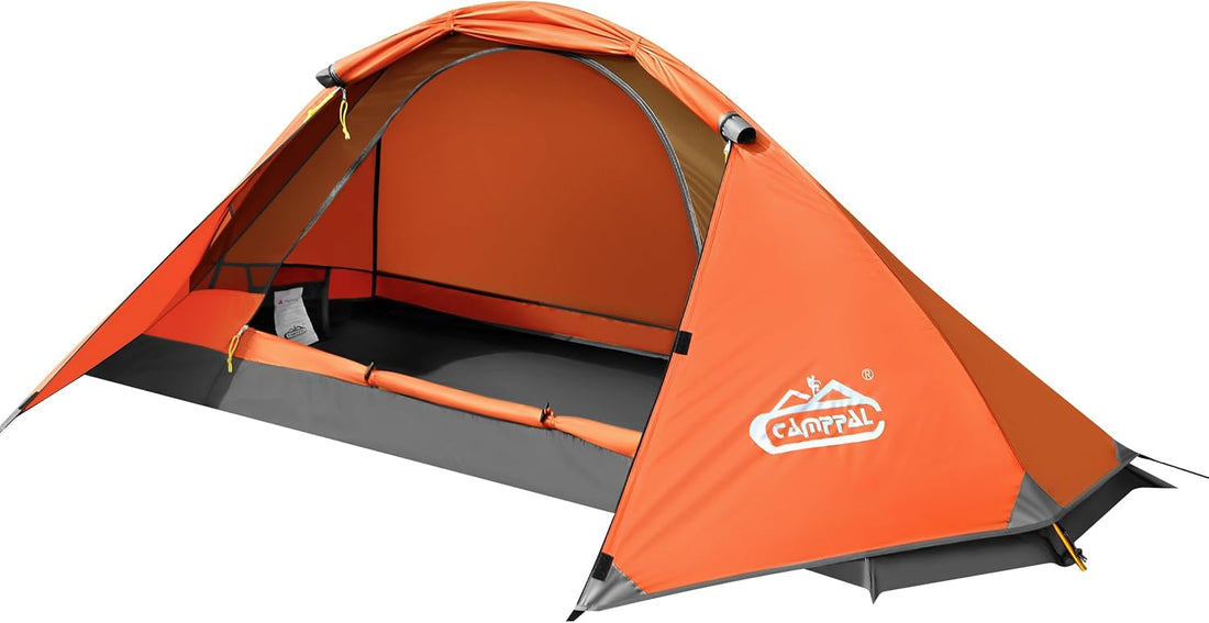 Ultimate 1-Person Camping Tent: Lightweight, Waterproof, and Windproof for All Seasons - Perfect for Hiking and Backpacking Adventures
