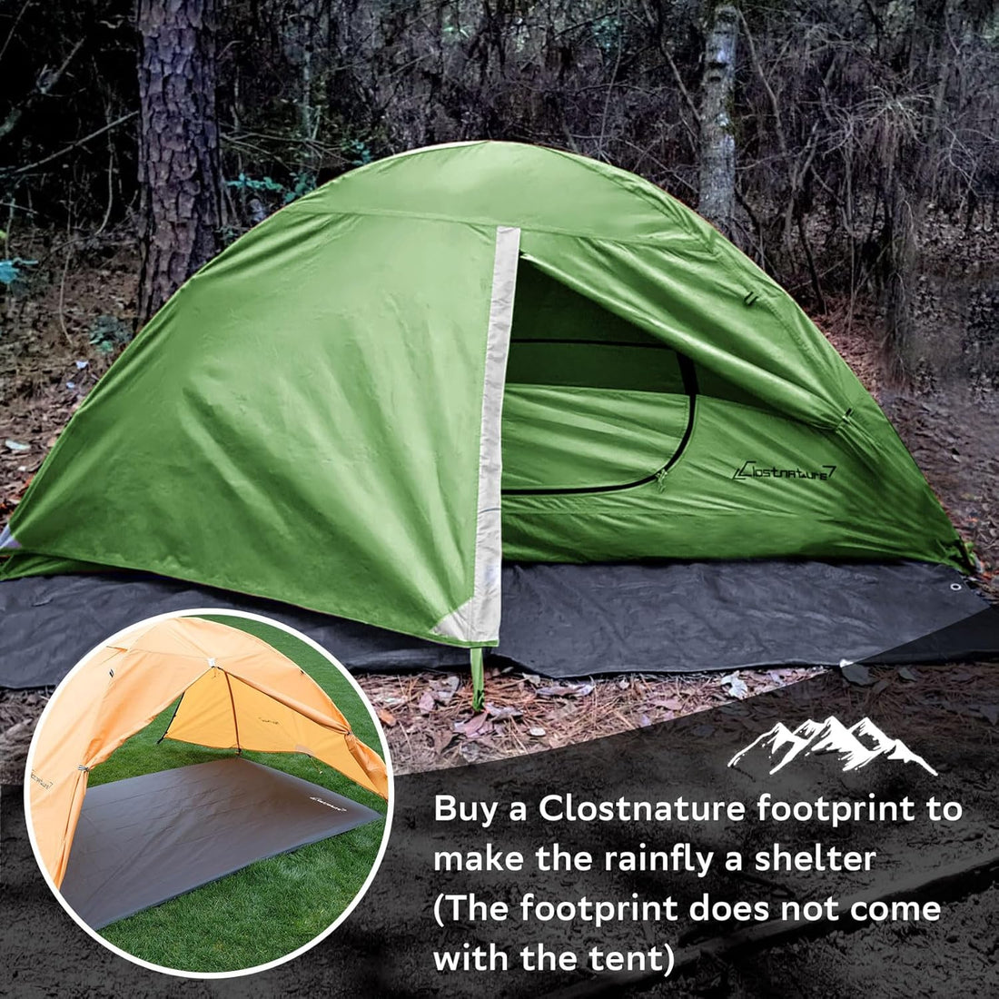 1/2/3/4 Person Lightweight Backpacking Tent, Easy Setup Tent | Aluminum Pole, PU 5000, Ultralight, Freestanding, Durable, Waterproof, Compact, Camping Tent for Hiking and Mountaineering