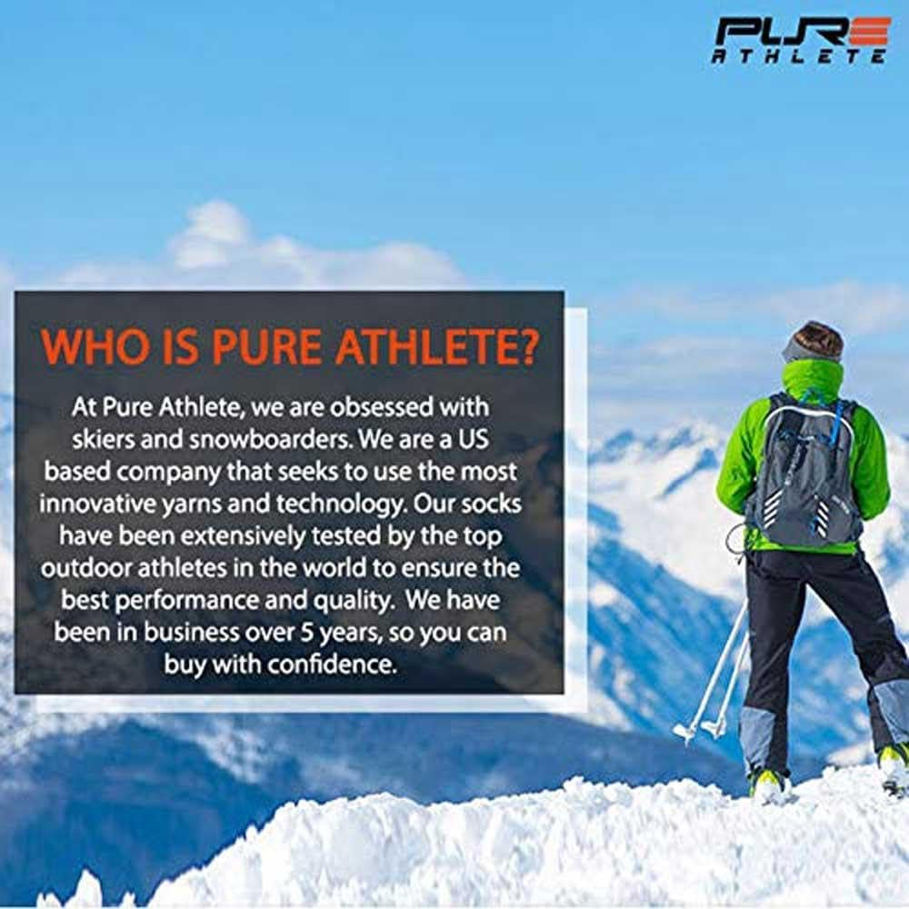 Ultra Light Ski Socks – Thin Premium Merino Wool Skiing for Men, Women – Snowboard