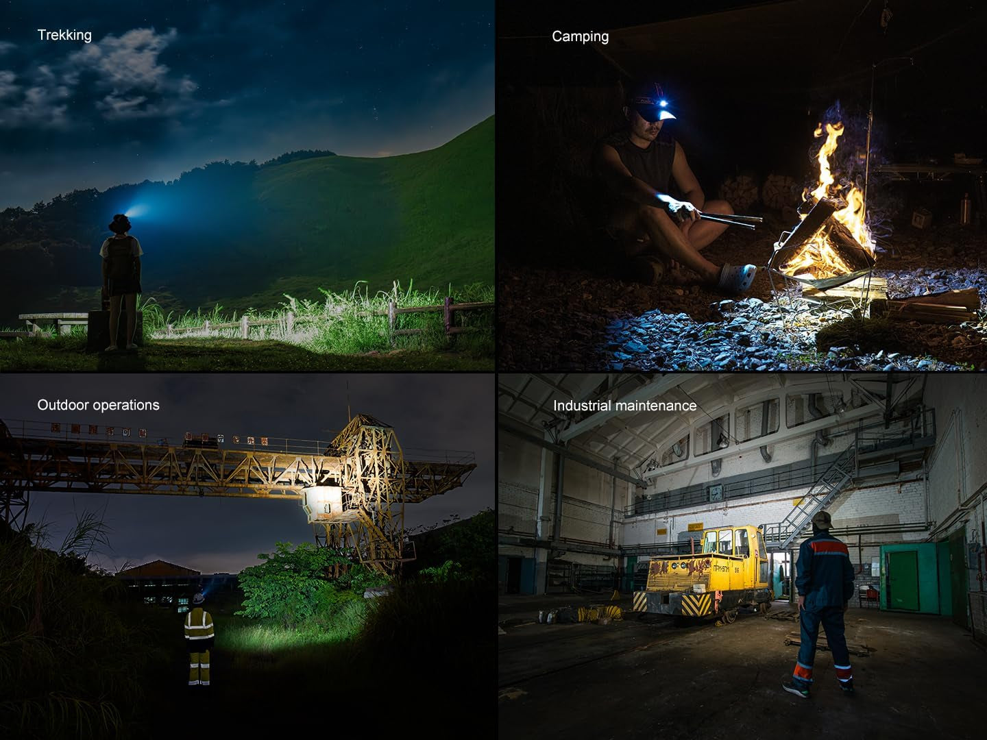 HM60R V2.0 1600 Lumens Rechargeable Headlamp, USB-C Fast Charging, Spotlight & Floodlight with Red Light, Lightweight Waterproof LED Head Lamp for Camping, Hiking, Caving, Work