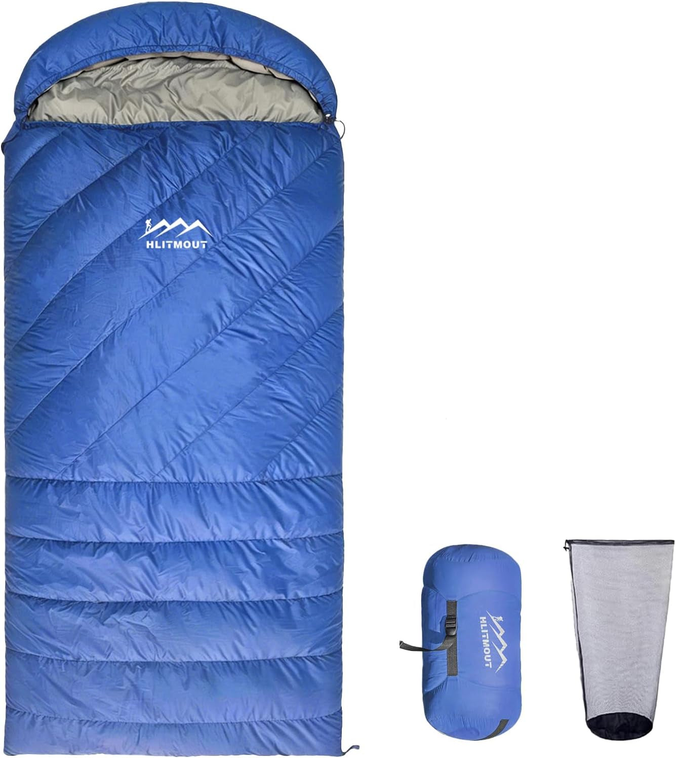 XXL down Sleeping Bag for Adults, 90.55 in X 39.37 in Lightweight Sleeping Bag for Camping,Hiking and Backpacking Outdoor with 680FP Duck Down