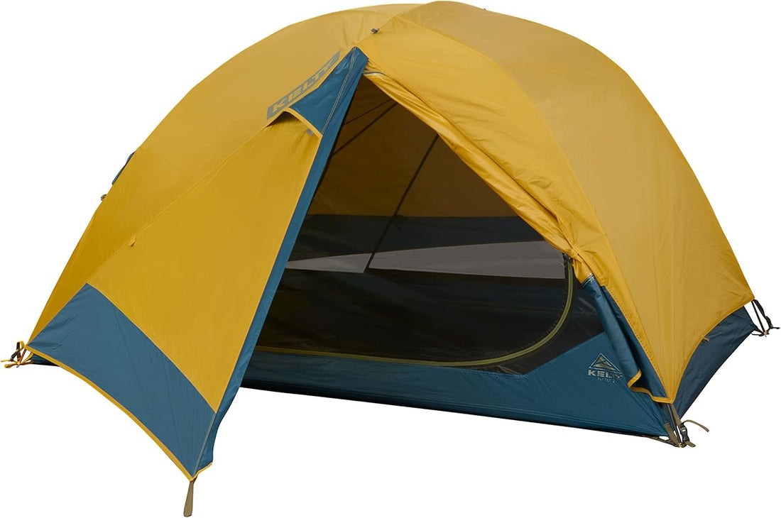 Kelty Far Out Backpacking Tent + Tent Footprint Package, Backpacking Starter Kit and Camping Shelter, Stuff Sack Included | Lightweight and Easy to Setup Backpacking Starter Kit, Aluminum Poles, Camping Shelter, Stuff Sack