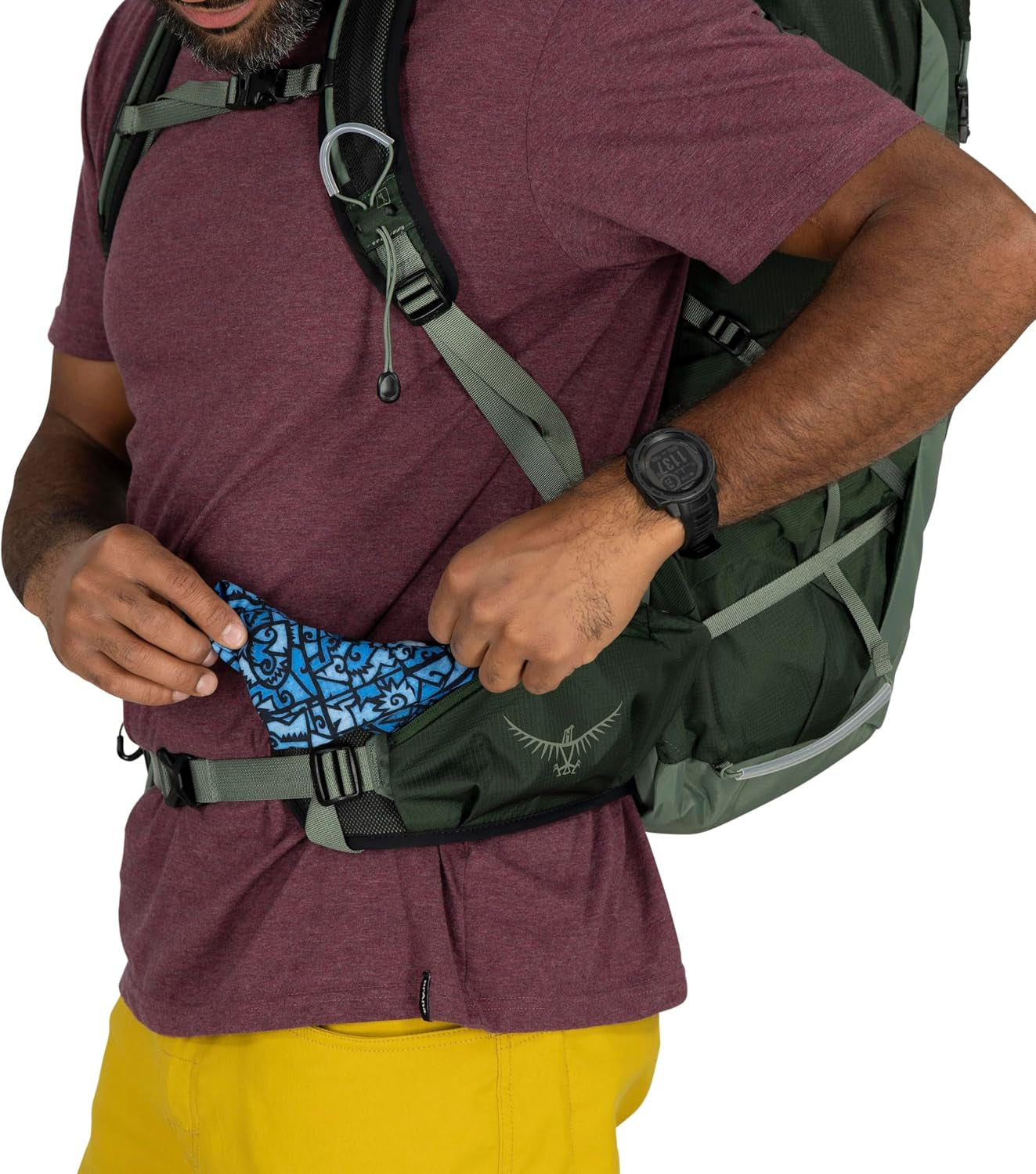 Osprey Talon 33L Men'S Lightweight Hiking Backpack, Gray OS | Daypack, Travel Daypack, Camping Pack, Gray Color, OS Size