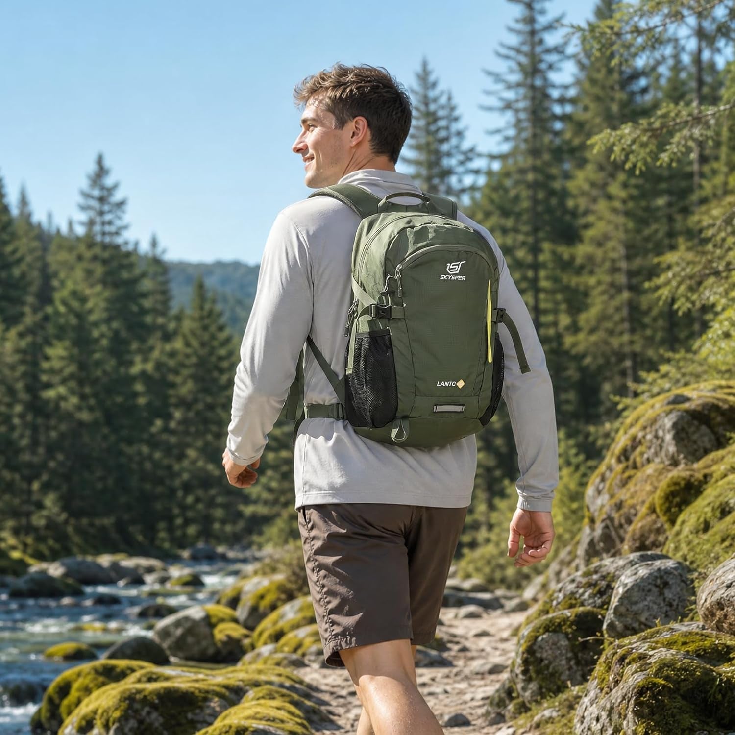 Small Hiking Backpack, 20L Lightweight Travel Backpacks Hiking Daypack for Women Men