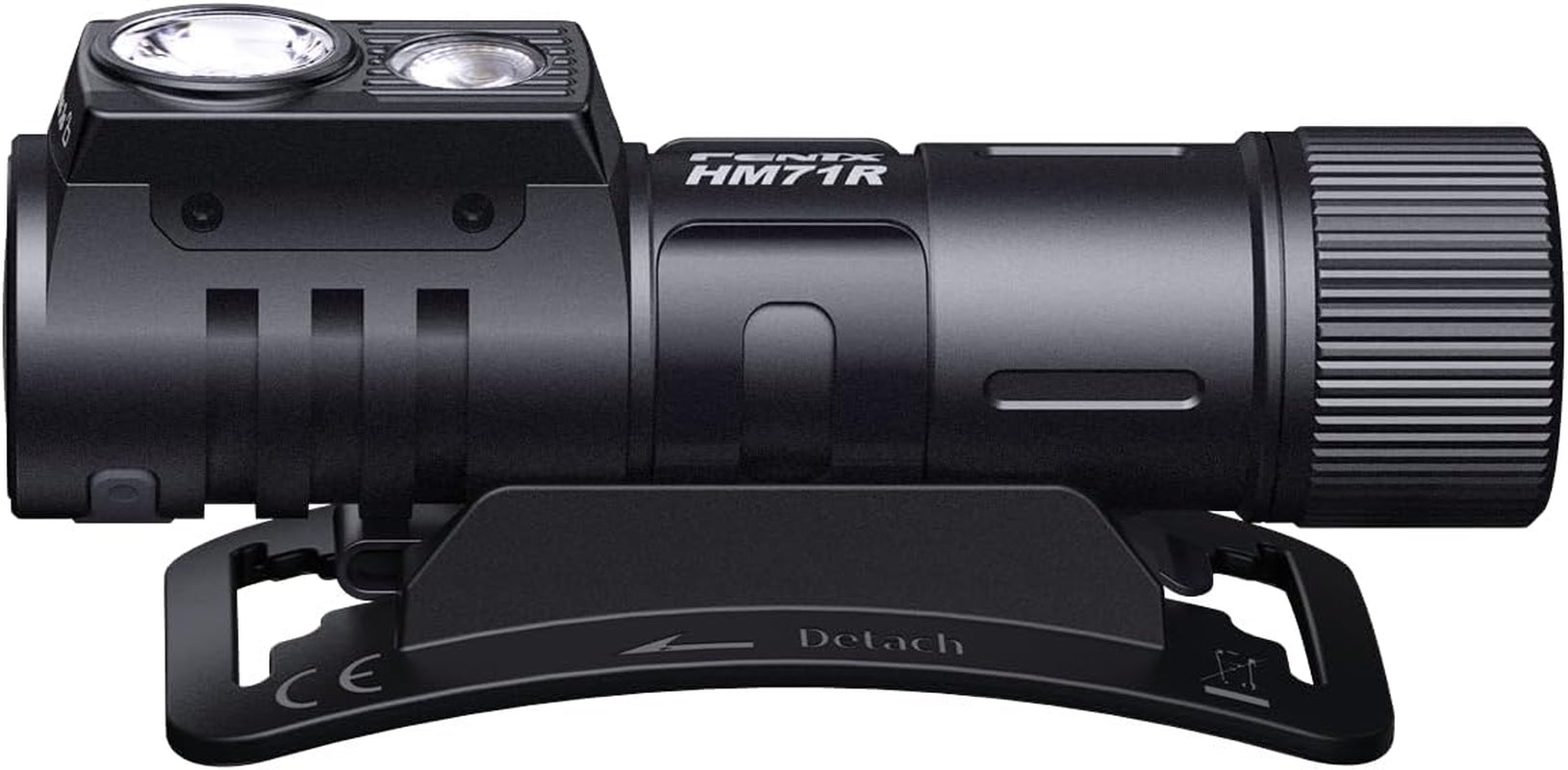 HM71R Headlamp, 2700 Lumen Super Bright USB-C Rechargeable Spot Light Flood Light L-Shape 90 Degree Right Angle Flashlight Industrial Grade with Lumentac Organizer