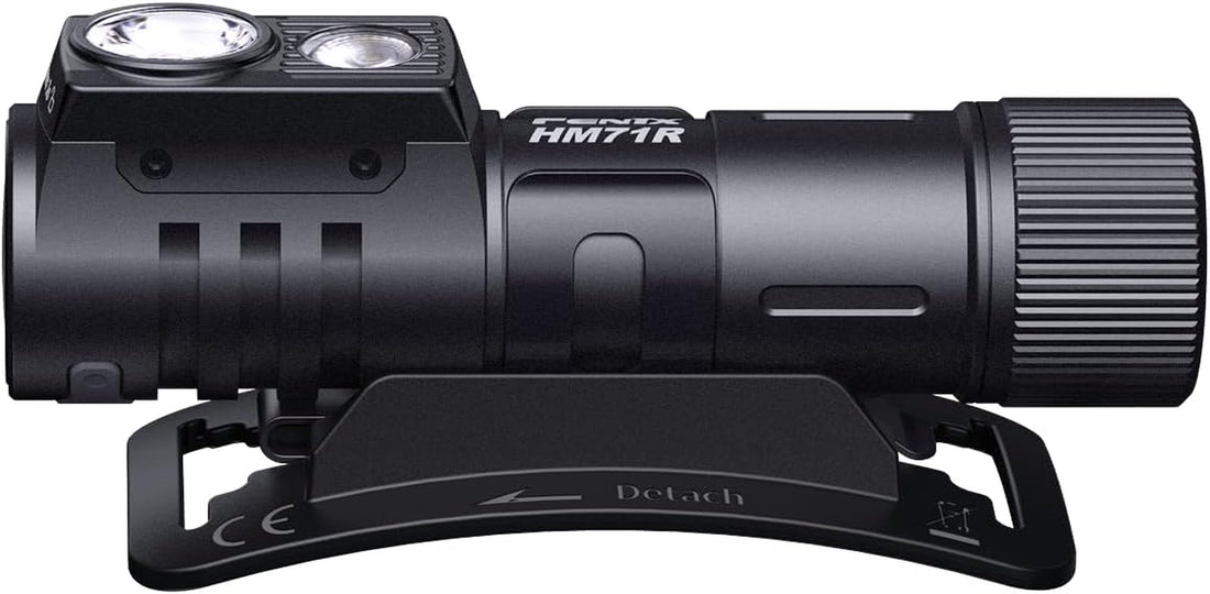 HM71R Headlamp, 2700 Lumen Super Bright USB-C Rechargeable Spot Light Flood Light L-Shape 90 Degree Right Angle Flashlight Industrial Grade with Lumentac Organizer