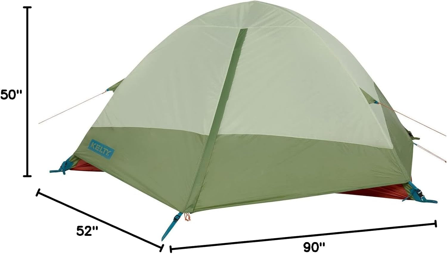 Kelty Discovery Trail Backpacking Tent, Waterproof Rainfly | Lightweight and Easy to Setup, Backpacking Shelter, Aluminum Poles, Single Door Single Vestibule, Stuff Sack Included