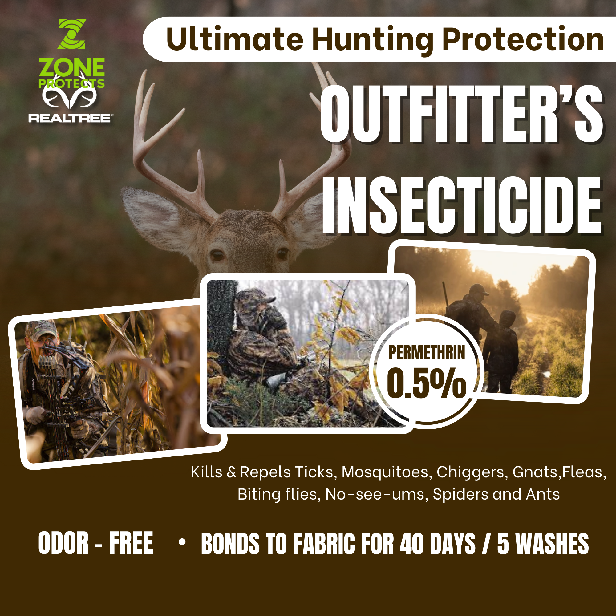 Total Tick Prevention System | Insect Repellent (for skin) + Insecticide (for gear)