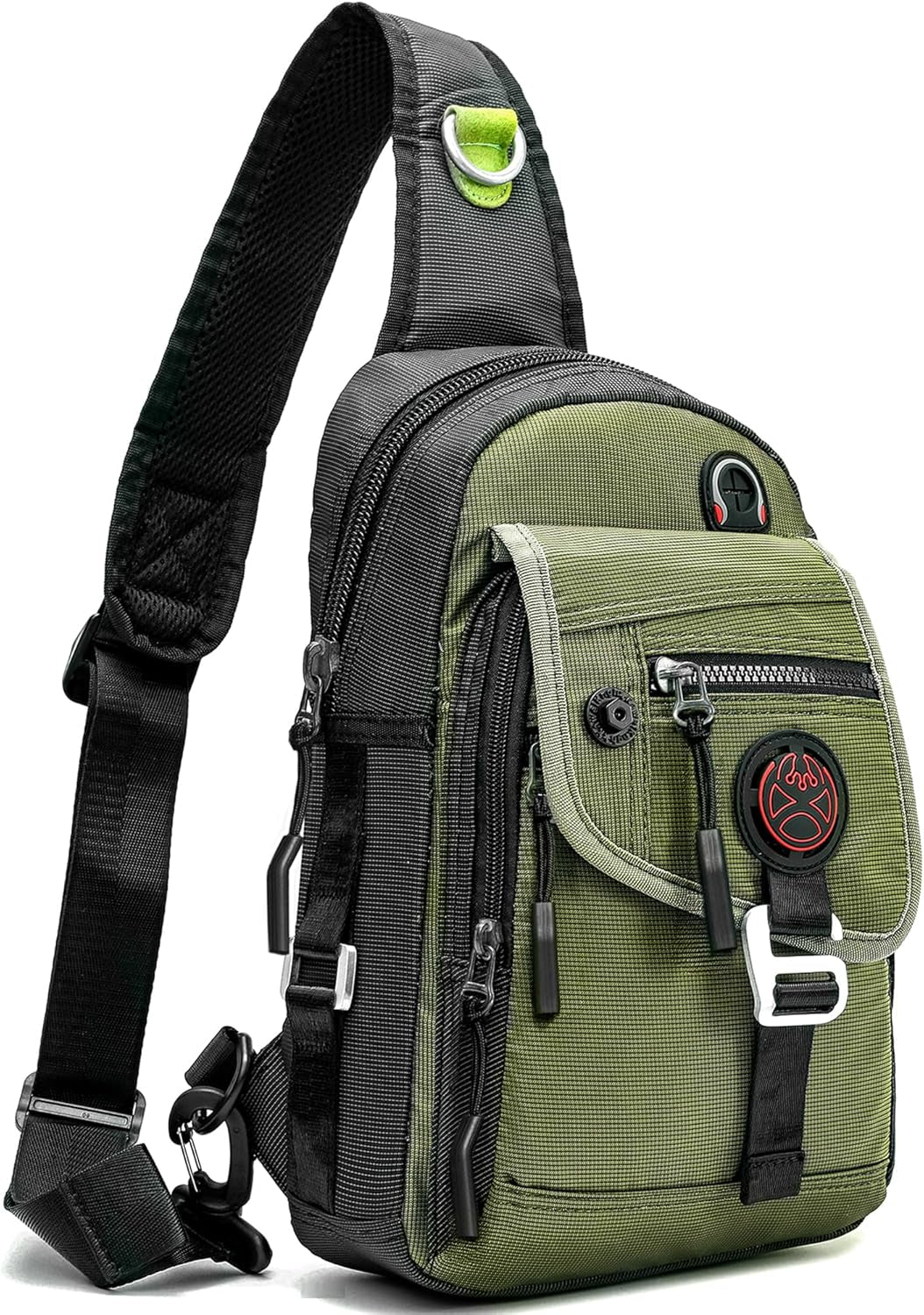 Sling Bag Chest Shoulder Backpack Crossbody Bags for Tablet Laptop Outdoor Hiking Men Women