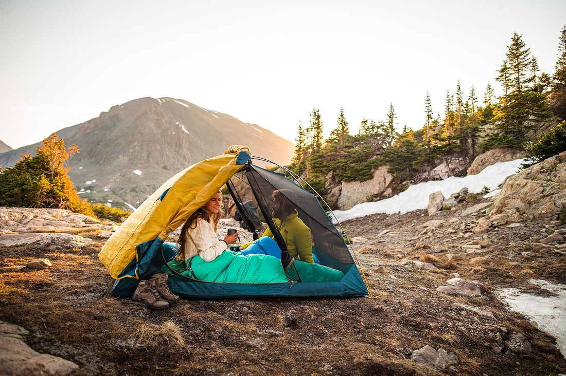 Kelty Far Out Backpacking Tent + Tent Footprint Package, Backpacking Starter Kit and Camping Shelter, Stuff Sack Included | Lightweight and Easy to Setup Backpacking Starter Kit, Aluminum Poles, Camping Shelter, Stuff Sack