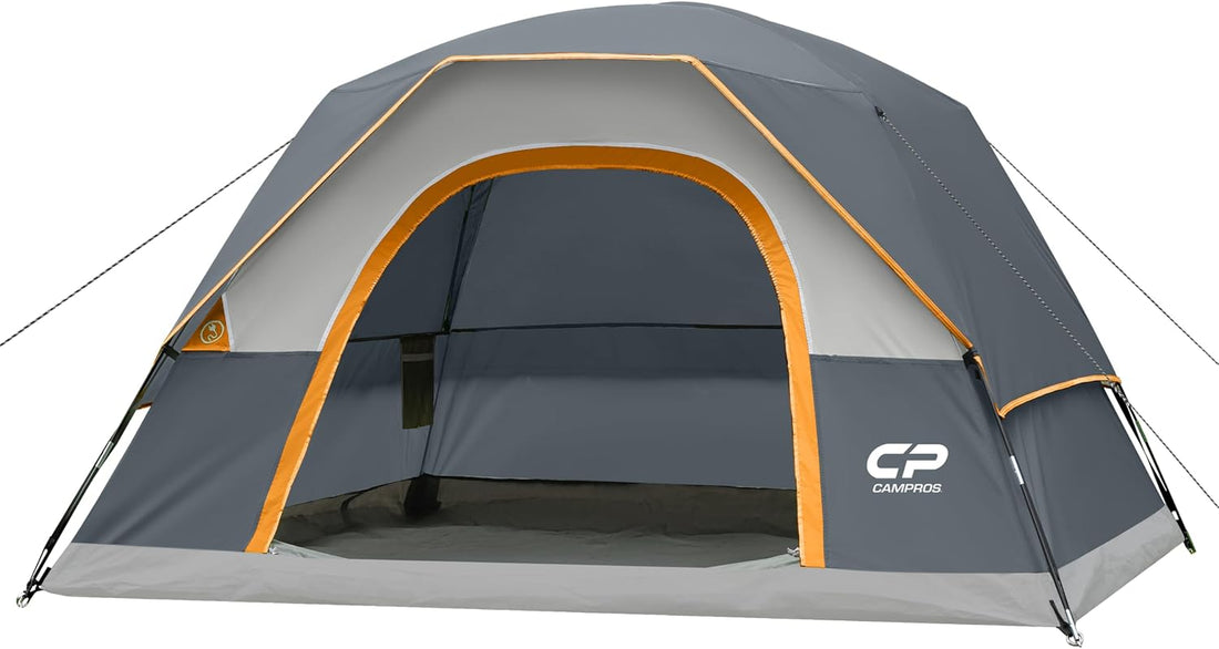 Tents for Camping 2/4/6 Person, Waterproof Windproof Dome Tent | Camping Tents with Rainfly Easy Setup in 5 Mins, Portable Tents with Mesh Window & Carry Bag for Outdoor Camping Backyard