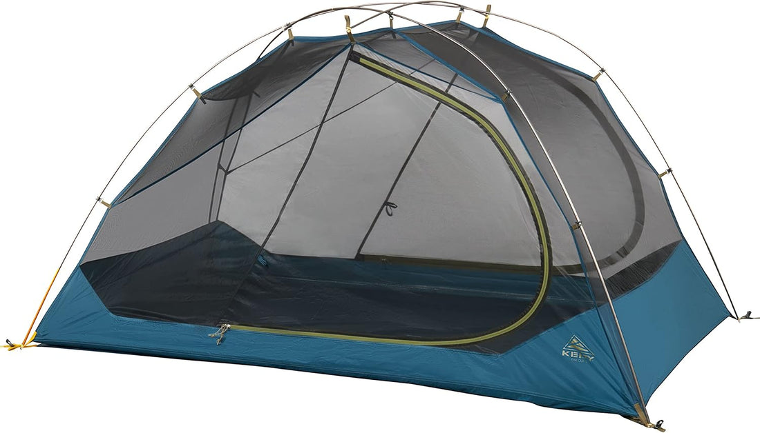 Kelty Far Out Backpacking Tent + Tent Footprint Package, Backpacking Starter Kit and Camping Shelter, Stuff Sack Included | Lightweight and Easy to Setup Backpacking Starter Kit, Aluminum Poles, Camping Shelter, Stuff Sack