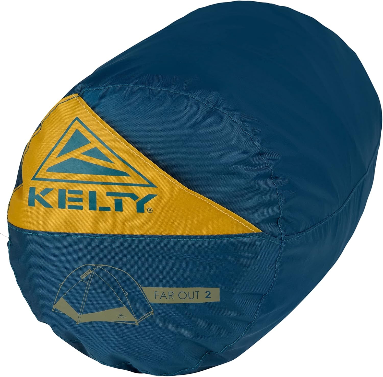 Kelty Far Out Backpacking Tent + Tent Footprint Package, Backpacking Starter Kit and Camping Shelter, Stuff Sack Included | Lightweight and Easy to Setup Backpacking Starter Kit, Aluminum Poles, Camping Shelter, Stuff Sack