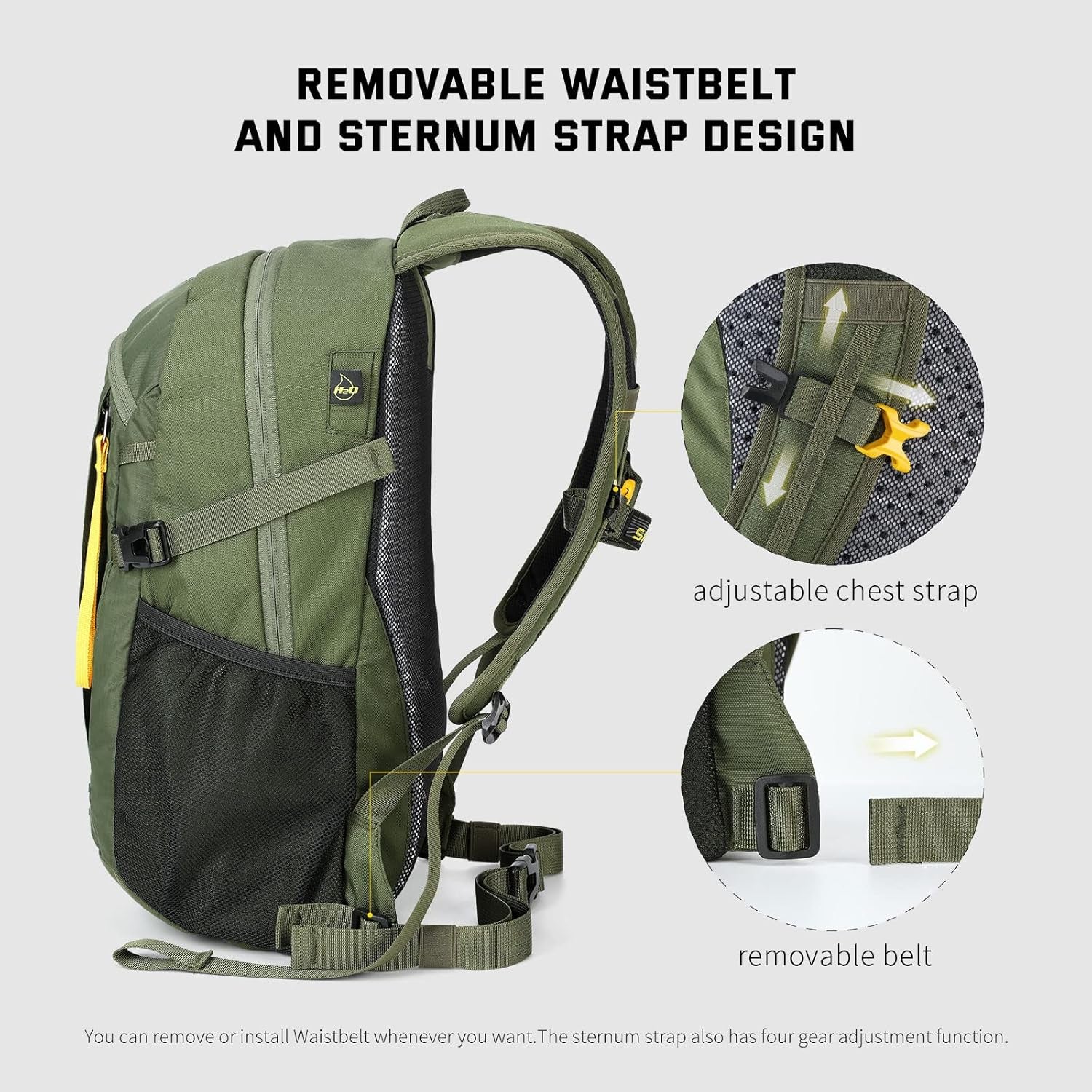 Small Hiking Backpack, 20L Lightweight Travel Backpacks Hiking Daypack for Women Men