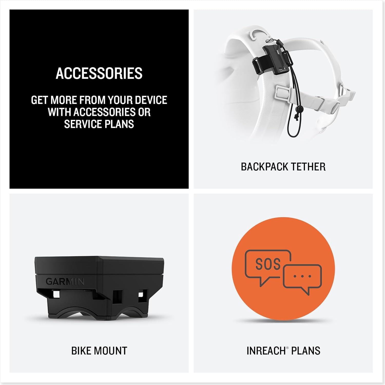 Garmin Inreach Mini 3 plus Satellite Communicator Color Touchscreen Bundle | for Off-Grid Messaging, SOS & Location Sharing | Interactive SOS | Livetrack | 350-Hour Battery + More