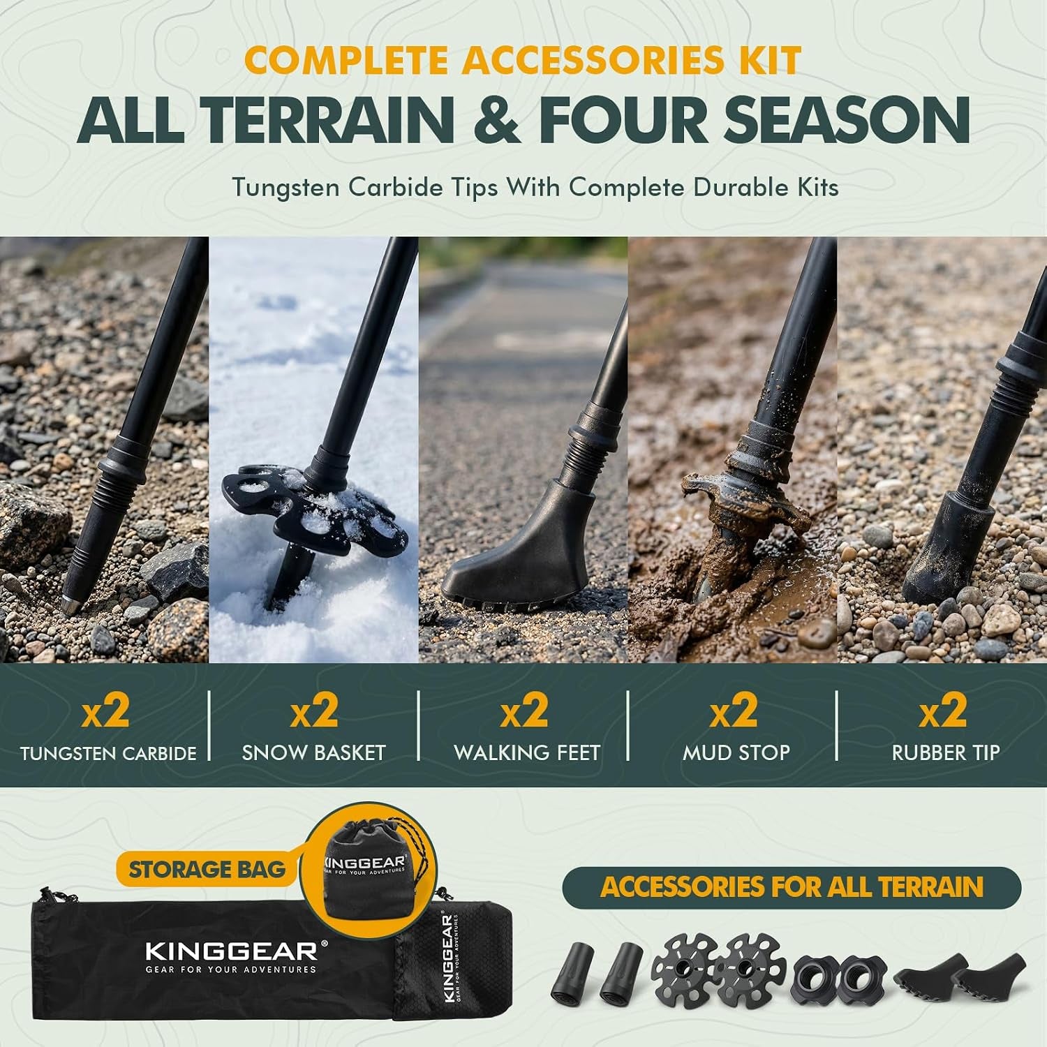 Hiking Poles 9.7Oz 7075 Aluminum Adjustable 2-Pack | Folds 17.3", Adj 31-51", EVA Grip, Flip Lock, Decompression Strap, Lightweight, for Hiking Travel Men Women