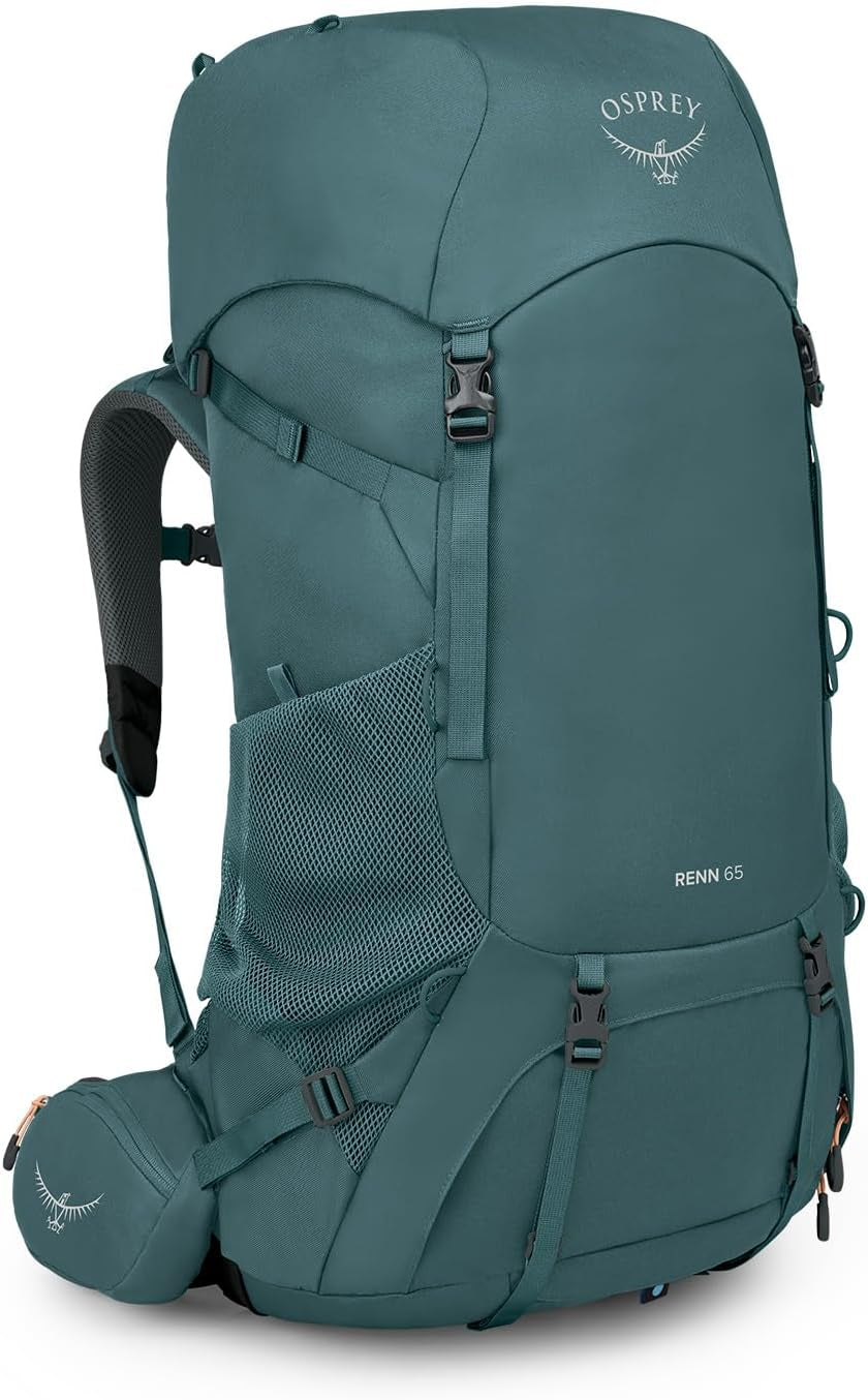 Osprey Renn 65L Women'S Backpacking Backpack, Blue OS | Hiking Pack, Camping Gear, Overnight Trail Pack, Blue Color, OS Size