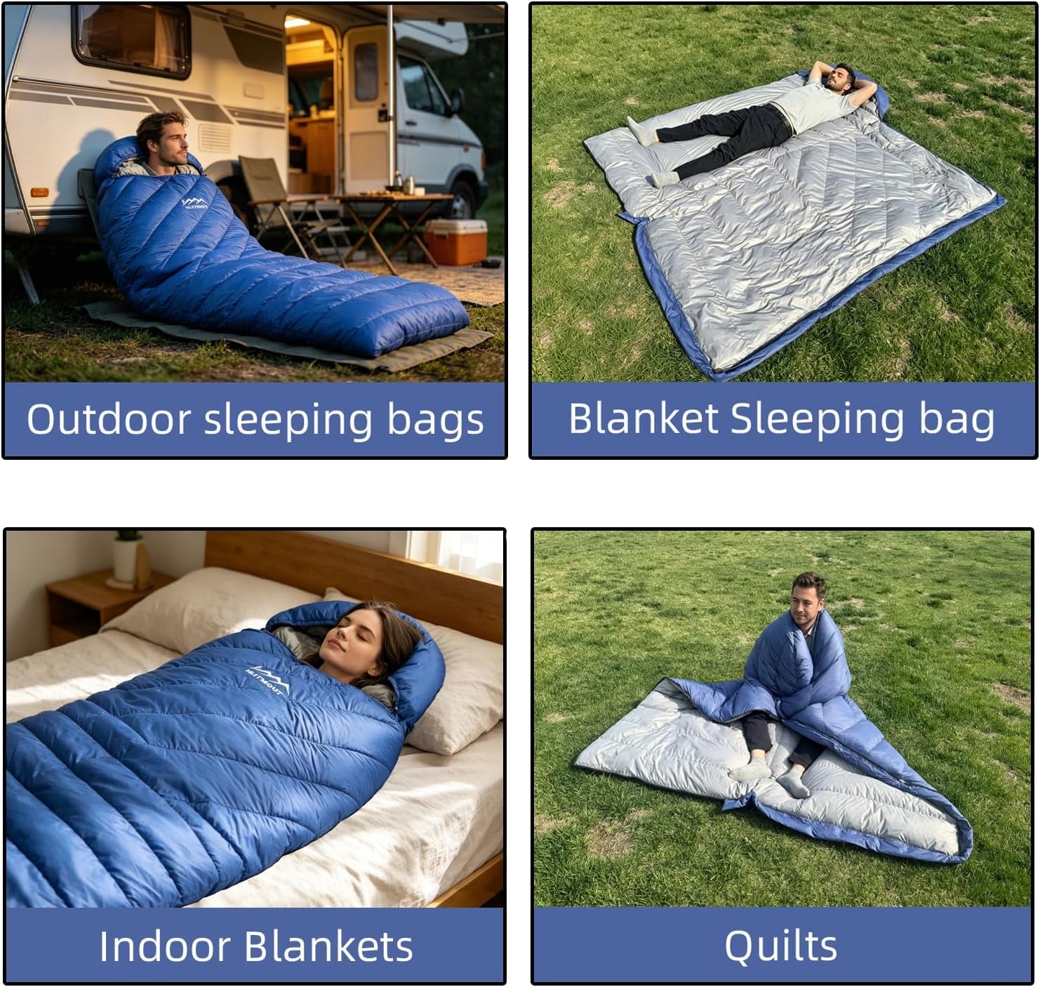 XXL down Sleeping Bag for Adults, 90.55 in X 39.37 in Lightweight Sleeping Bag for Camping,Hiking and Backpacking Outdoor with 680FP Duck Down