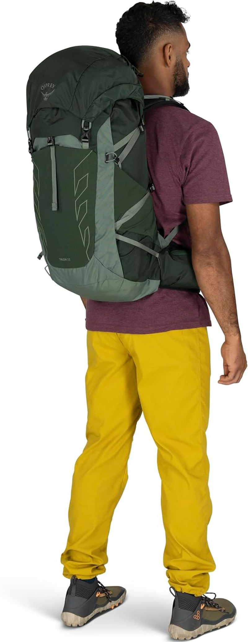 Osprey Talon 33L Men'S Lightweight Hiking Backpack, Gray OS | Daypack, Travel Daypack, Camping Pack, Gray Color, OS Size
