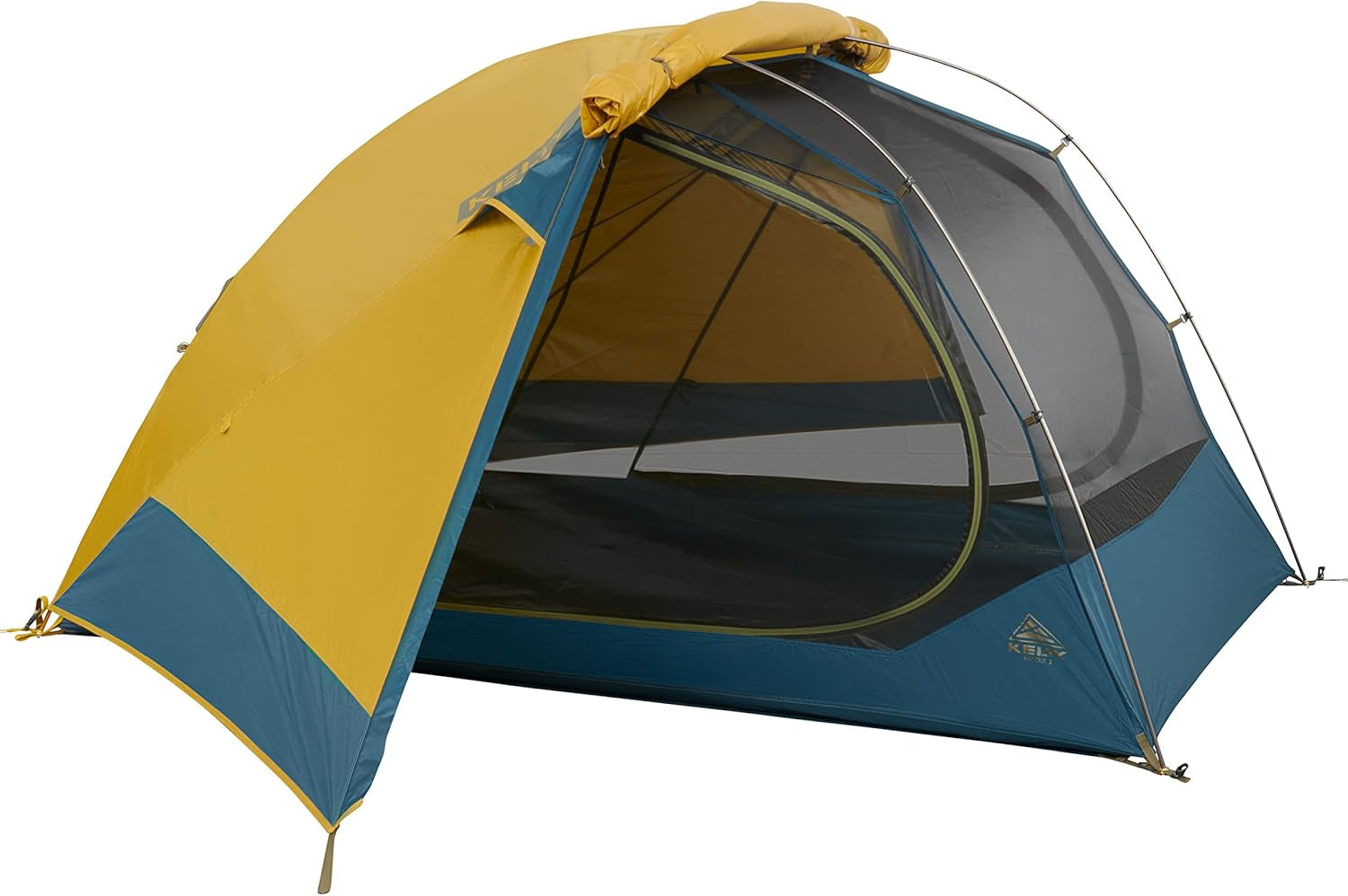 Kelty Far Out Backpacking Tent + Tent Footprint Package, Backpacking Starter Kit and Camping Shelter, Stuff Sack Included | Lightweight and Easy to Setup Backpacking Starter Kit, Aluminum Poles, Camping Shelter, Stuff Sack