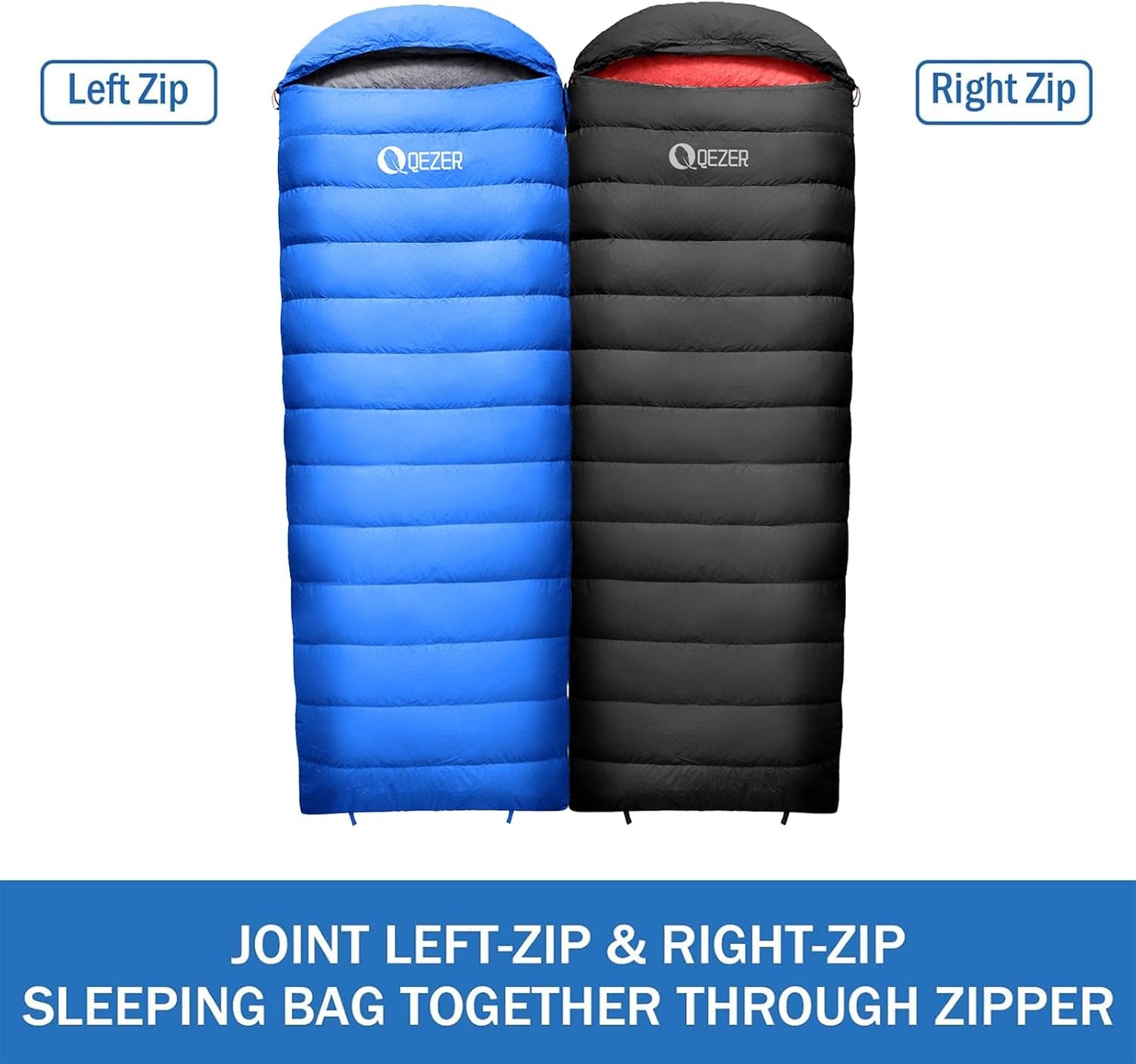 Down Sleeping Bag for Adults, 600 Fill Power Ultralight Backpacking | 600 Fill Power Down,Compact Carry,Ultralight Trail Use,Camping Hiking Backpacking,Cold and Warm Weather Use