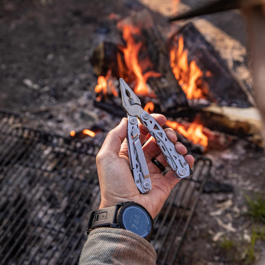 Suspension NXT 15-In-1 Multitool Pliers, EDC Knife, Stainless Steel | Stainless Steel, Needle Nose Pliers, Wire Stripper, Survival/Camping Gear, Gifts for Men, EDC Pocket Clip