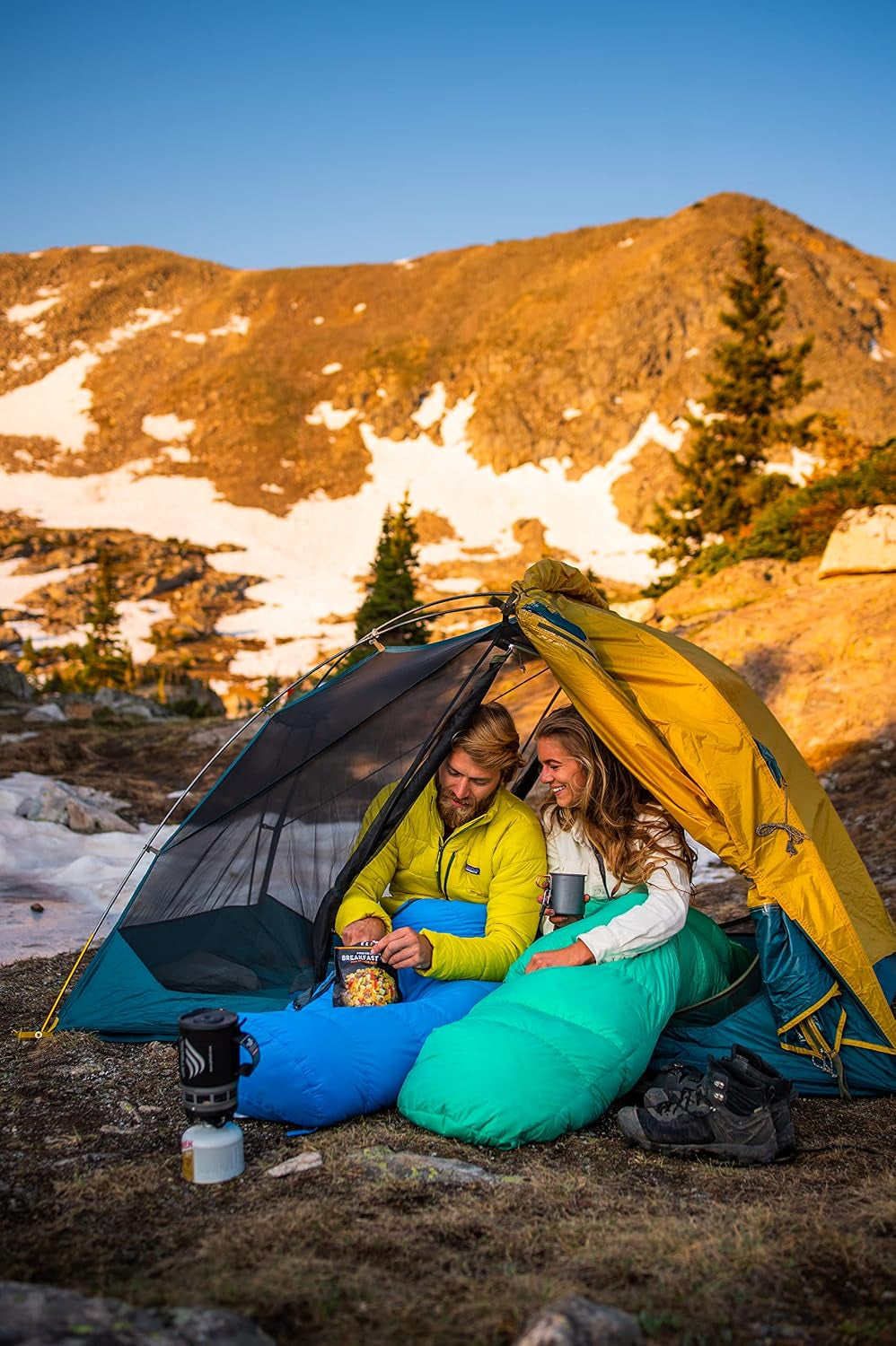 Kelty Far Out Backpacking Tent + Tent Footprint Package, Backpacking Starter Kit and Camping Shelter, Stuff Sack Included | Lightweight and Easy to Setup Backpacking Starter Kit, Aluminum Poles, Camping Shelter, Stuff Sack
