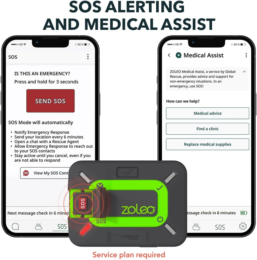 Satellite Communicator | Two-Way GPS Messenger with Emergency SOS, Check-In and Location Sharing for Hiking, Camping and Remote Travel