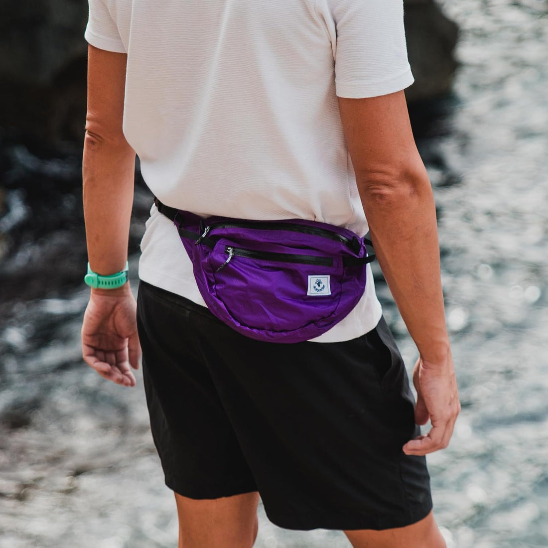 Hiking Waist Packs Portable,Water Resistant Fanny Bag with Adjustable Strap,Lightweight Crossbody Chest Bag Slim Bag