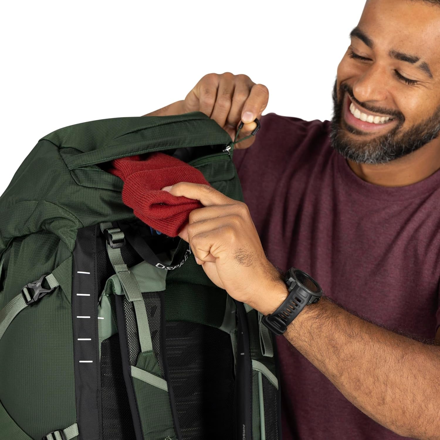 Osprey Talon 33L Men'S Lightweight Hiking Backpack, Gray OS | Daypack, Travel Daypack, Camping Pack, Gray Color, OS Size