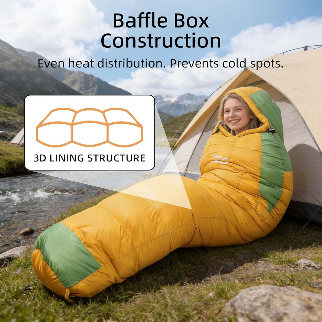 Down Sleeping Bag with Pillow,Ultralight and Compact | 0°F 20°F 32°F Regular and XL Sleeping Bag for Adults,Teens Backpacking,Camping and Hiking Outdoor