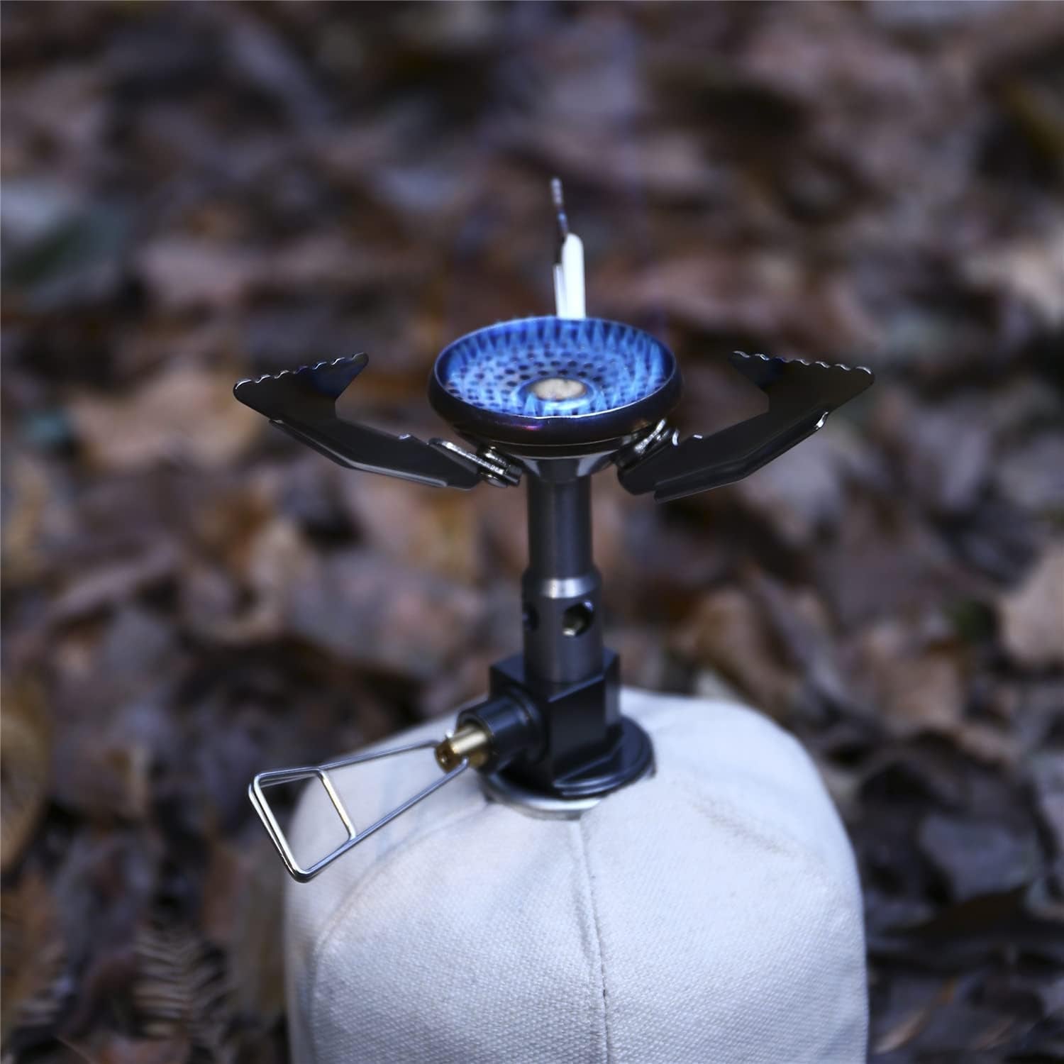 Fire Maple Polaris Pressure Regulator Stove Portable Camping Stove | Pressure-Regulator Valve for Consistente Flame, Self-Built Windshield, 8530BTU High Output, Portable & Compact, 76G