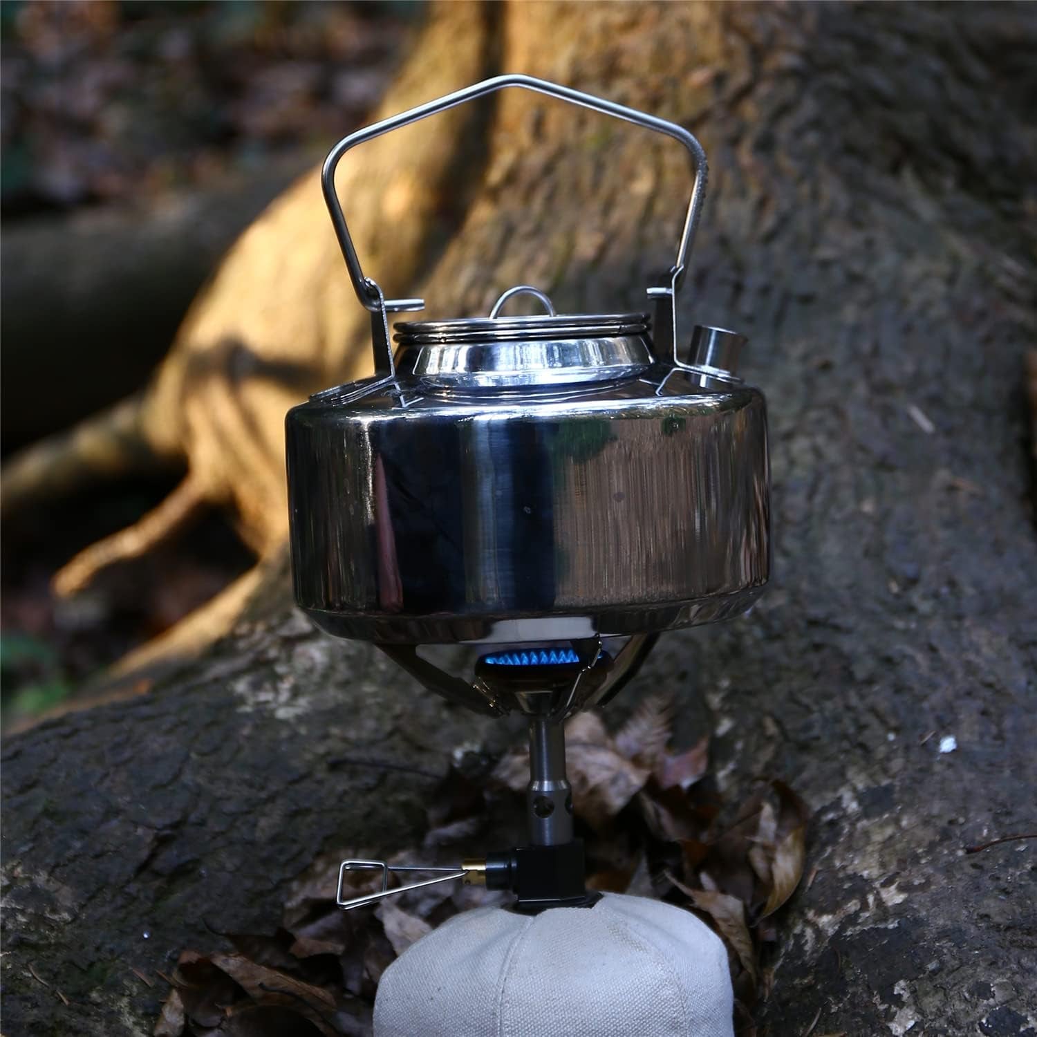 Fire Maple Polaris Pressure Regulator Stove Portable Camping Stove | Pressure-Regulator Valve for Consistente Flame, Self-Built Windshield, 8530BTU High Output, Portable & Compact, 76G